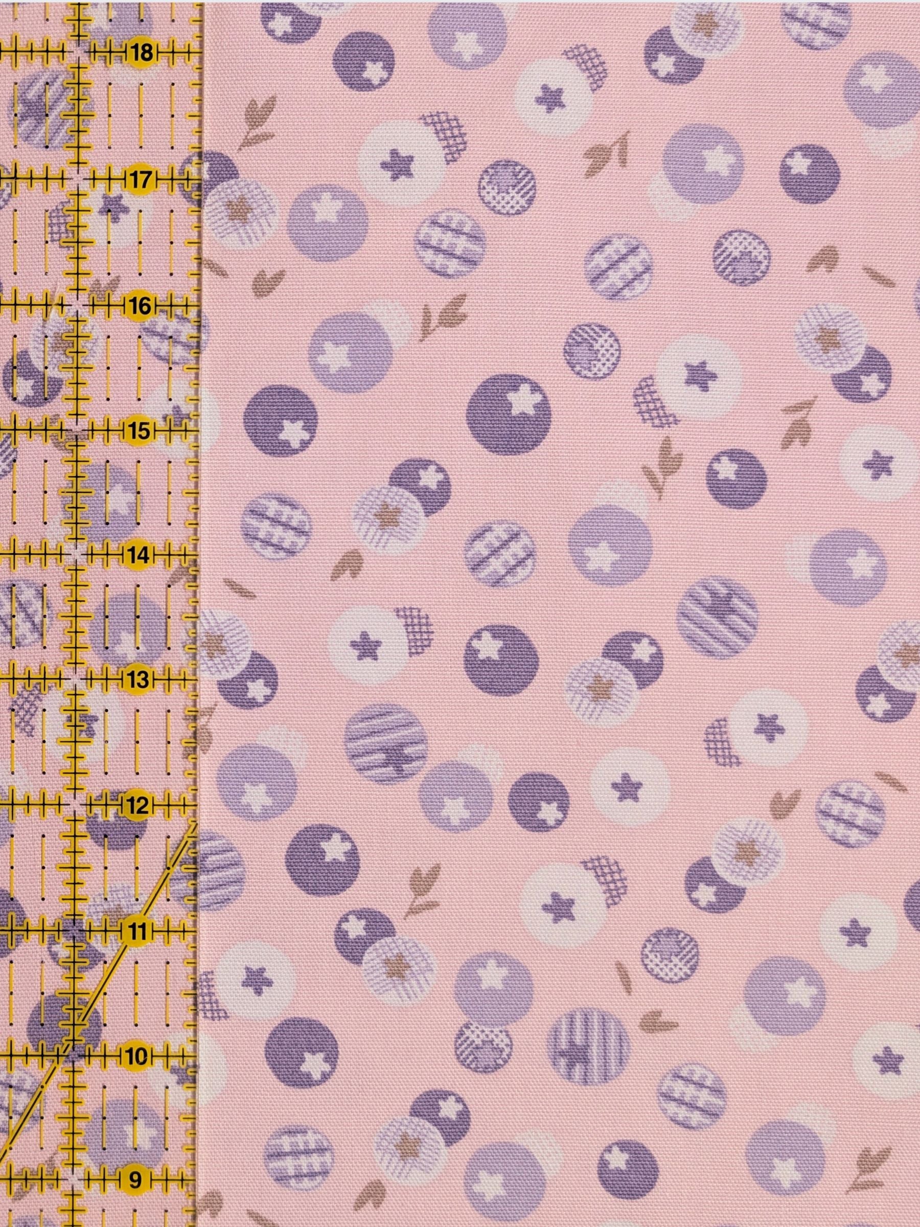Koizumi - Summer Blueberries Cotton Oxford Fabric - Purple