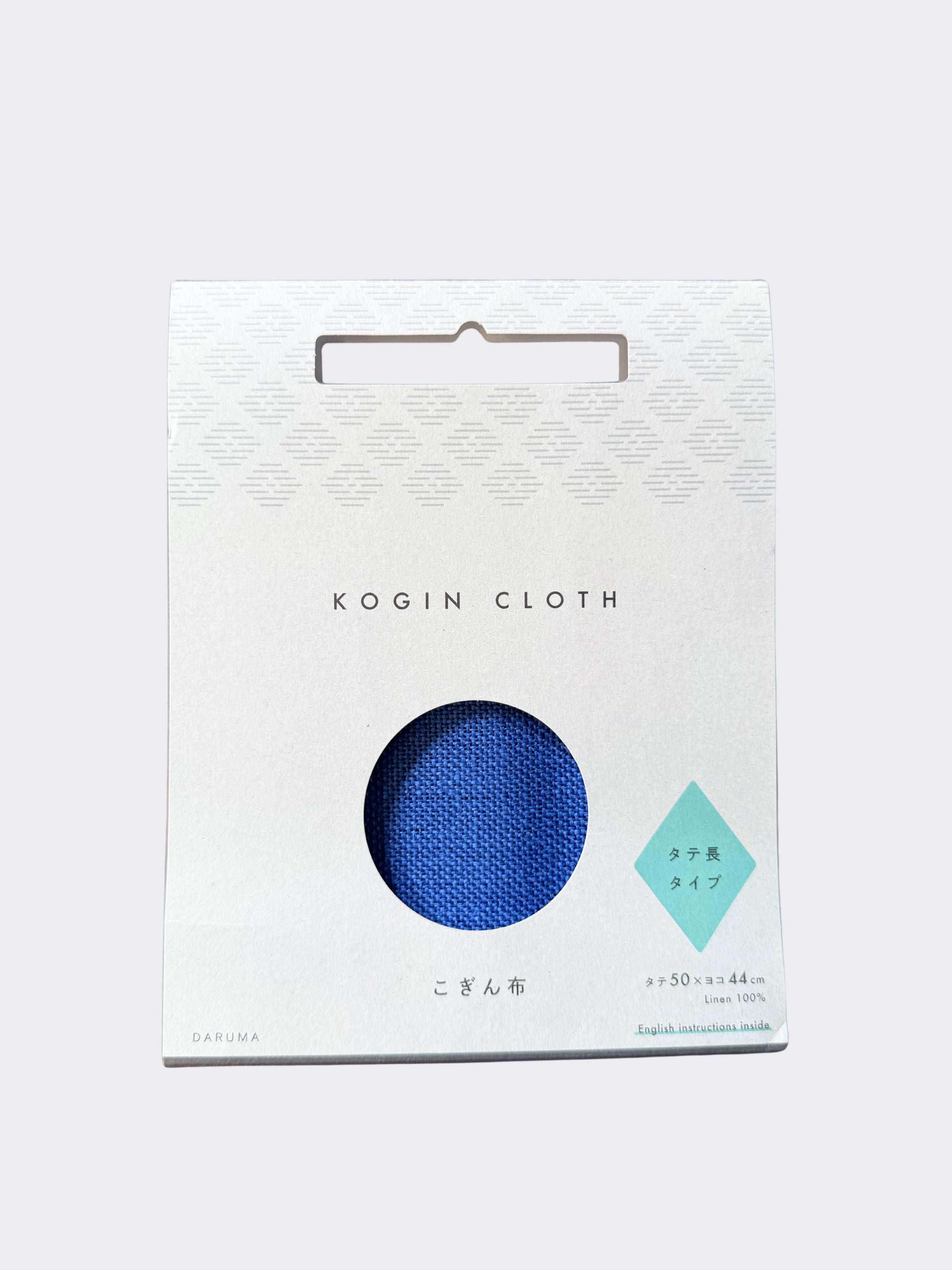 Daruma - Linen Kogin Cloth - Sapphire Blue