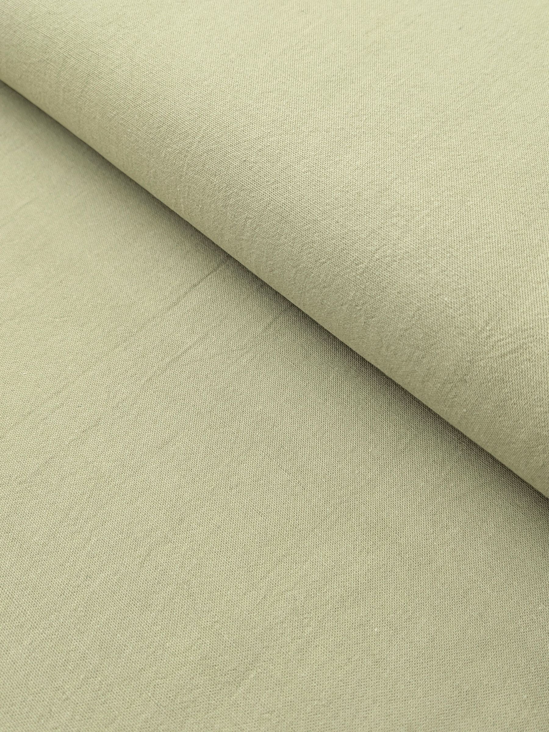 Cosmo - Cotton/Linen Canvas Fabric - Sea Foam Green