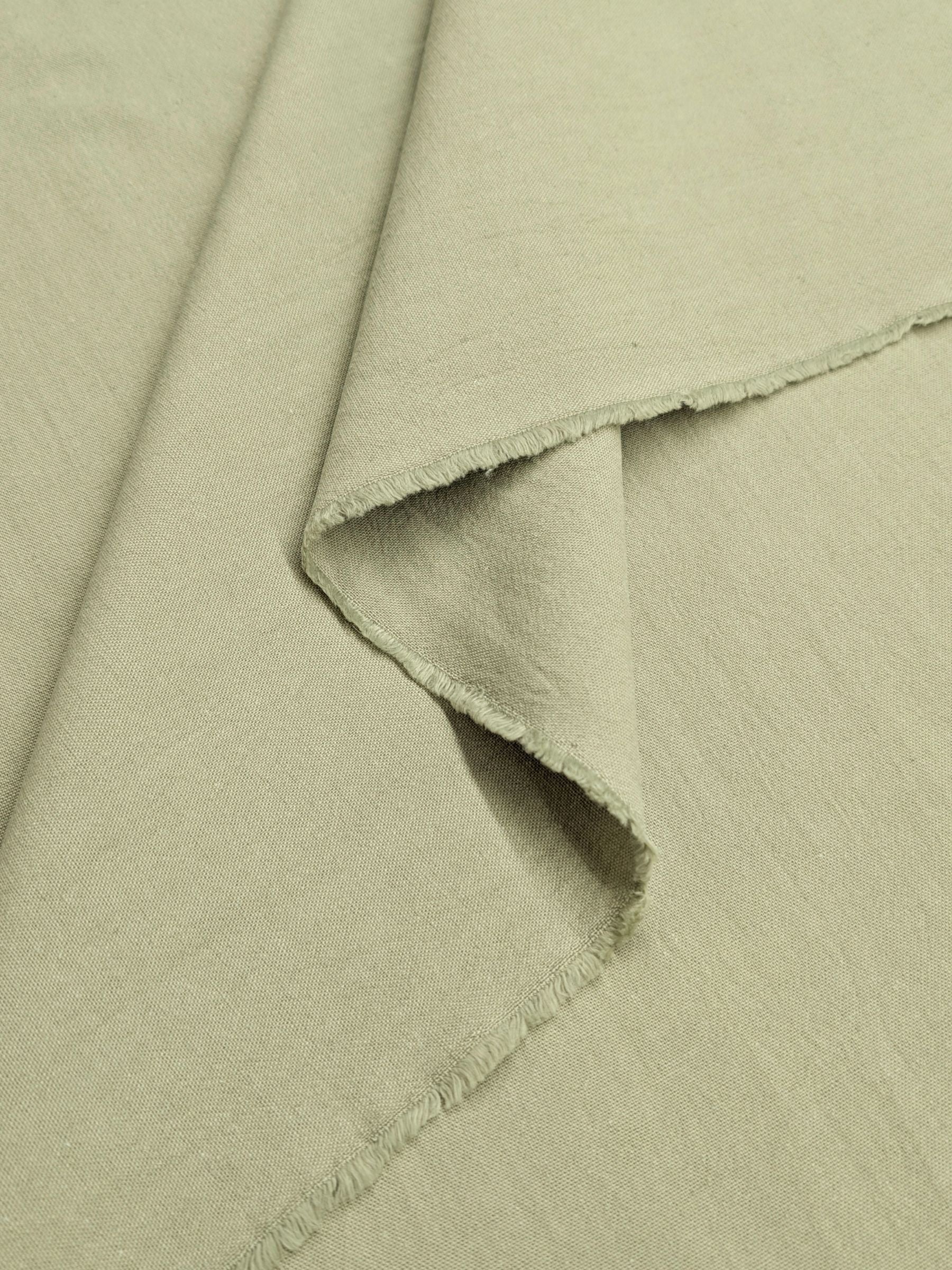 Cosmo - Cotton/Linen Canvas Fabric - Sea Foam Green