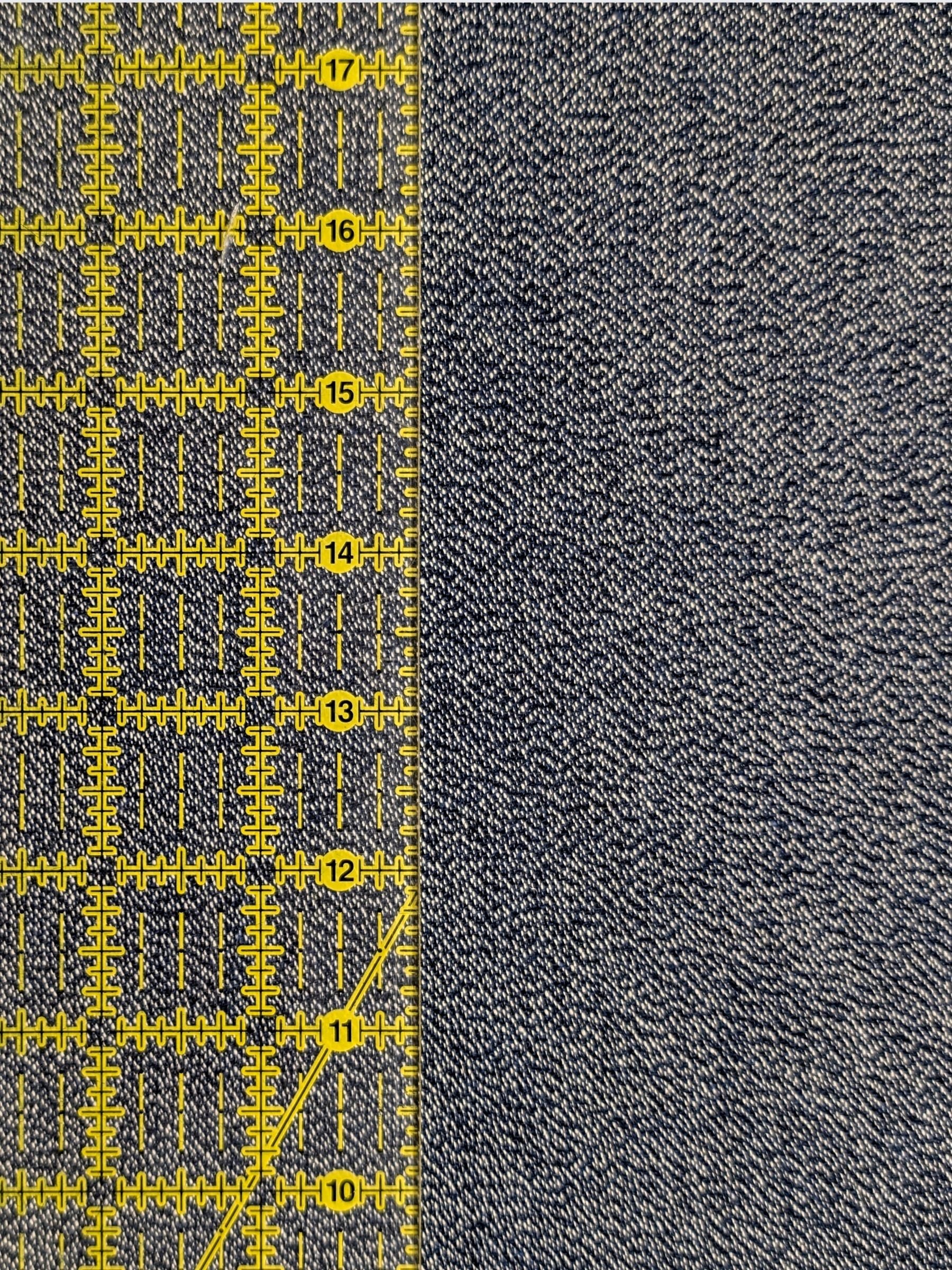 Cosmo - Heathered Yarn Dyed Cotton Fabric - Blue