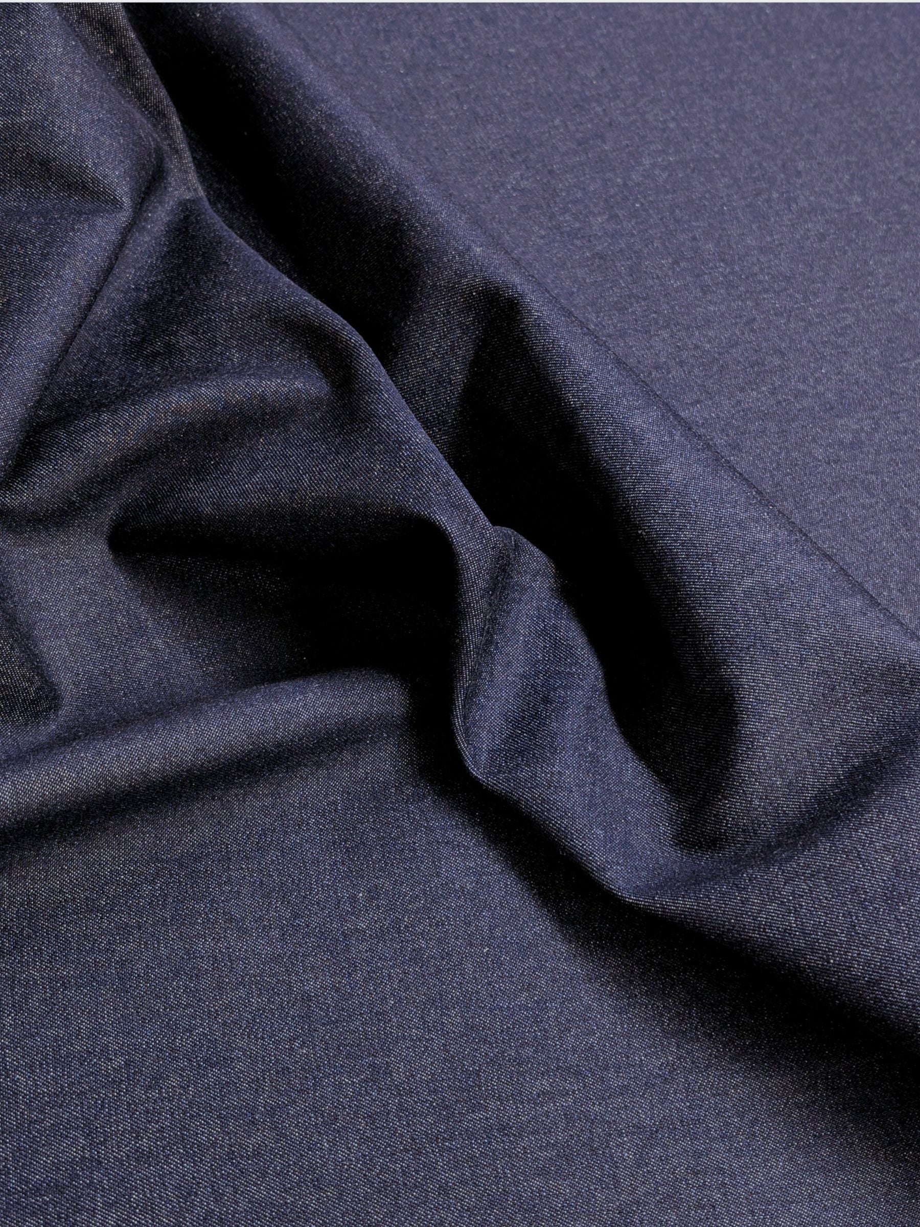 Kaihara Denim - Non-Stretch Japanese Cotton Twill Denim Fabric - 12 oz Dark Blue