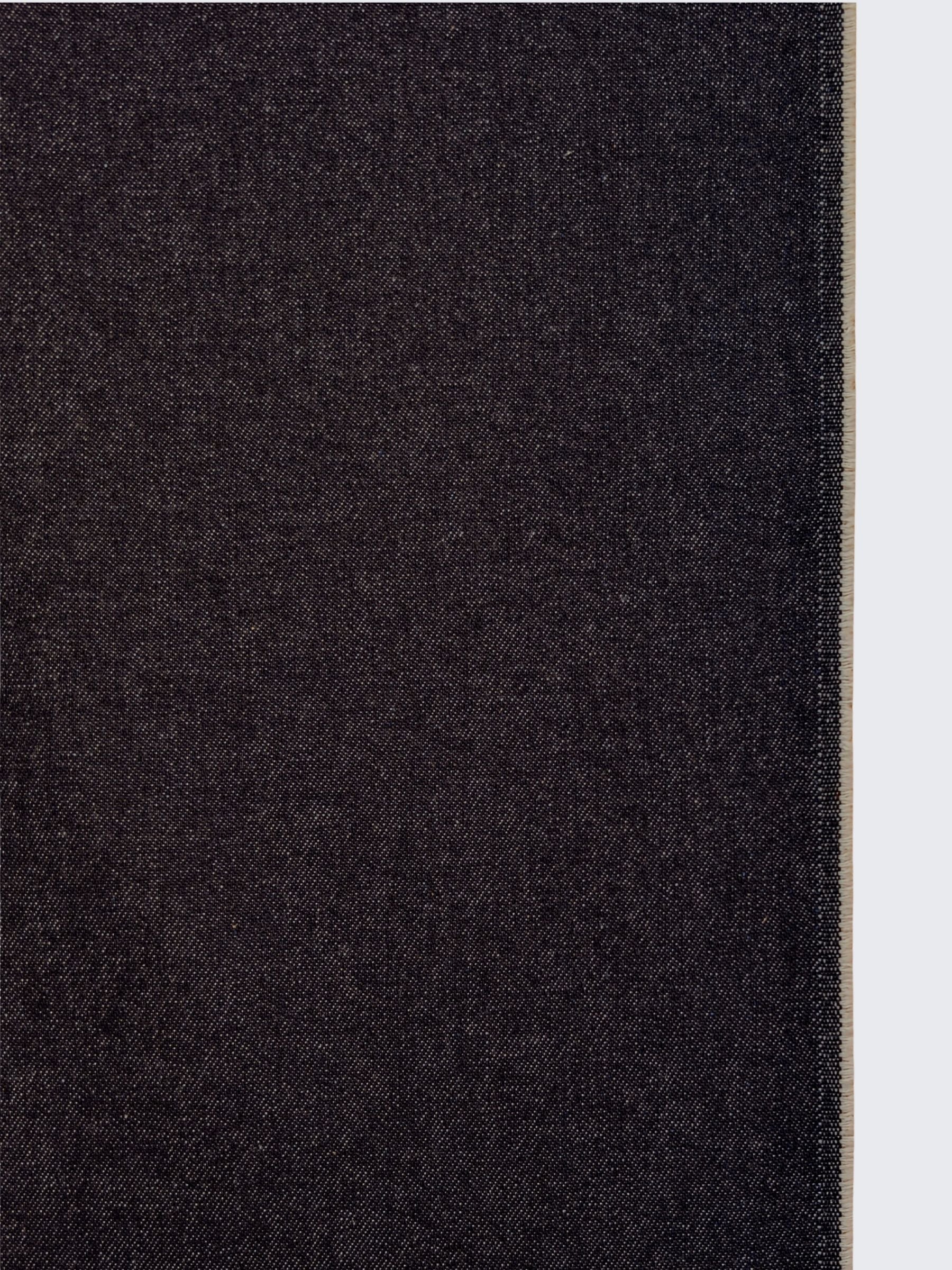 Kaihara Denim - Non-Stretch Japanese Cotton Twill Denim Fabric - 12 oz Black