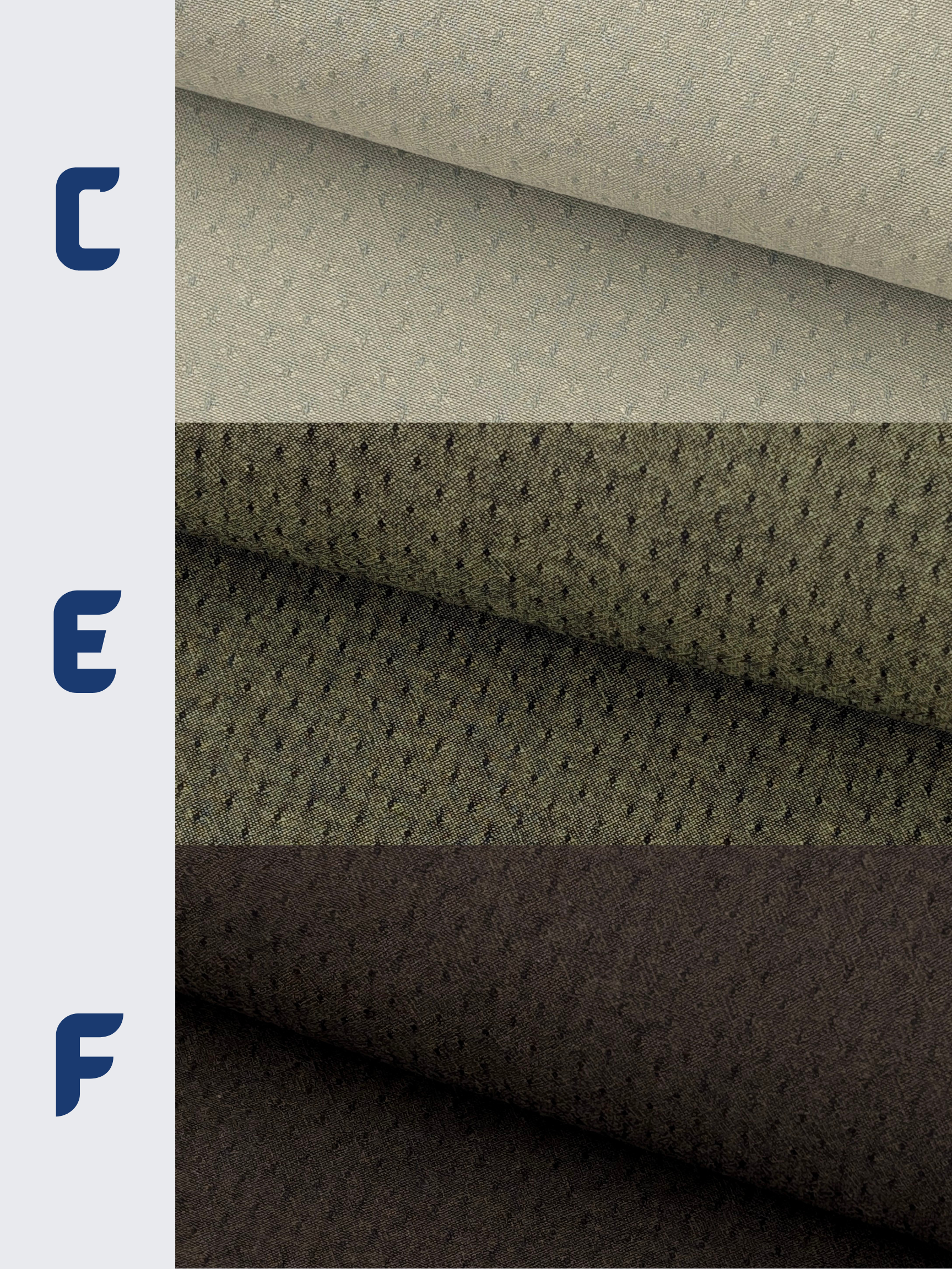 Handworks - Raised Weave Yarn Dyed Cotton Fabric - Artichoke Green