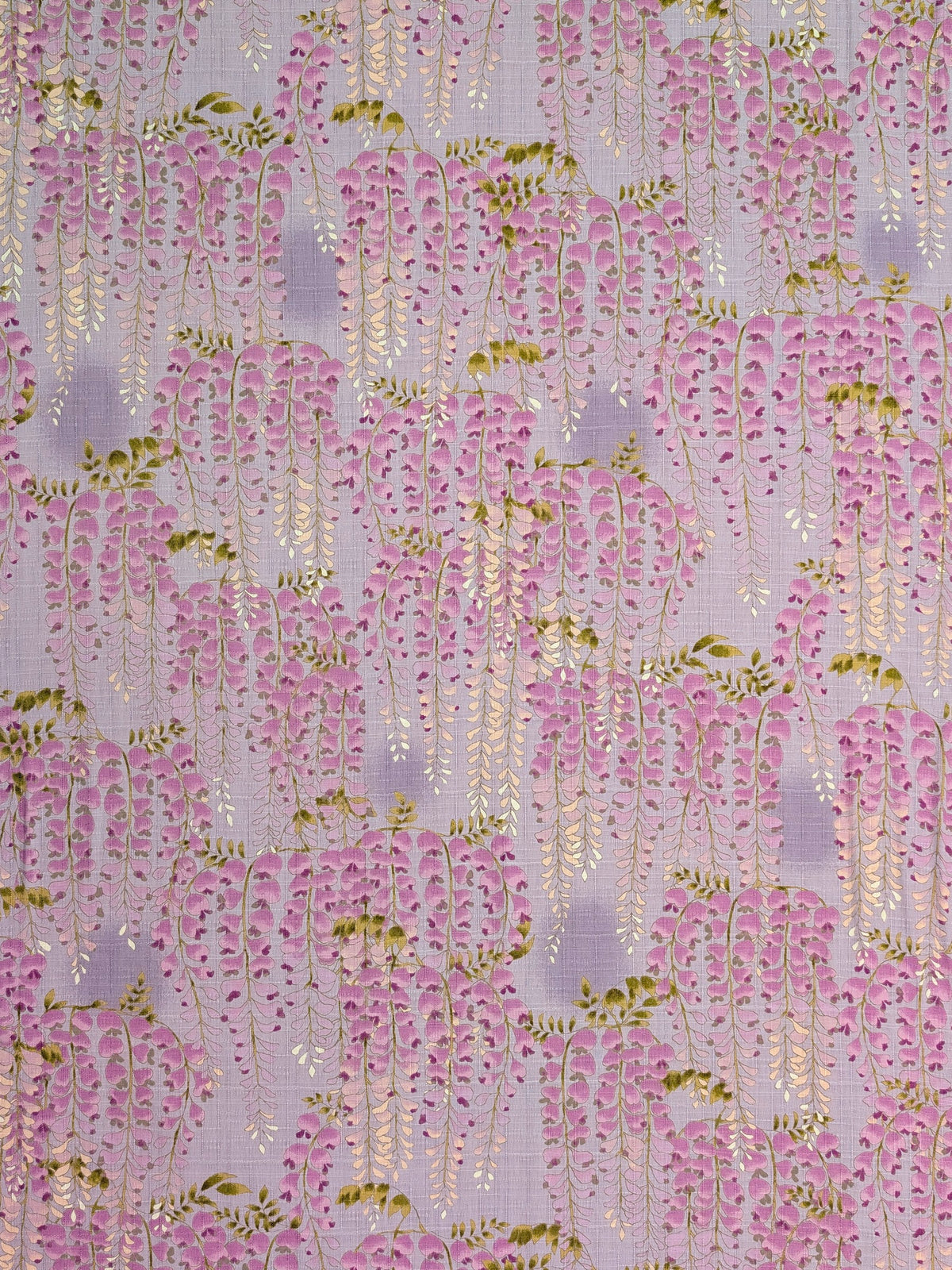 Kobayashi - Hanging Wisteria Cotton Dobby Fabric - Purple