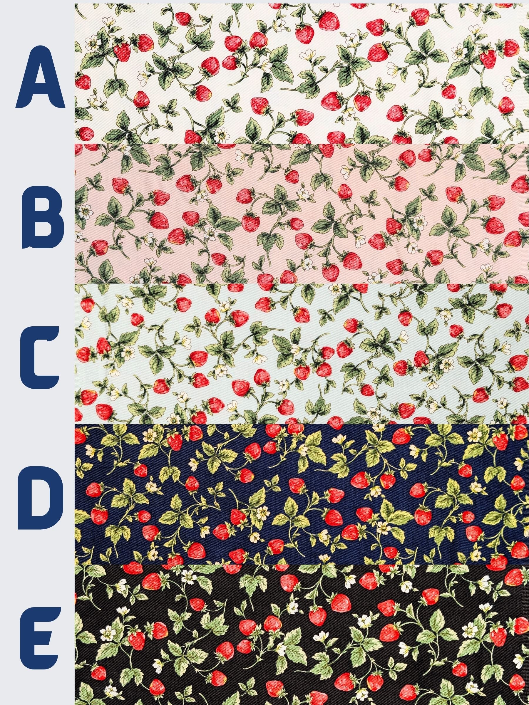 Kobayashi - Vining Strawberries Cotton Oxford Twill Fabric - Pink