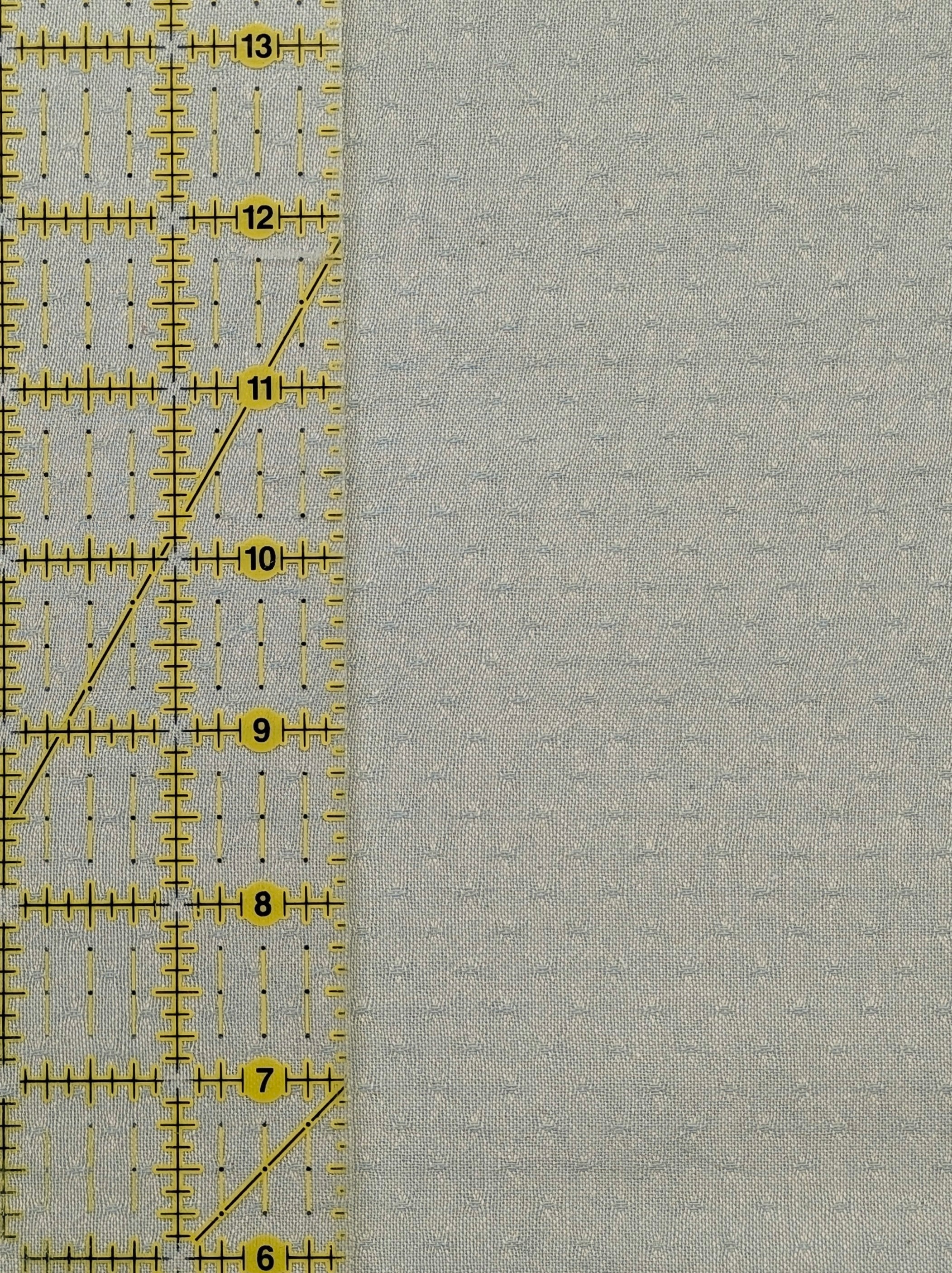 Handworks - Raised Weave Yarn Dyed Cotton Fabric - Seafoam Green