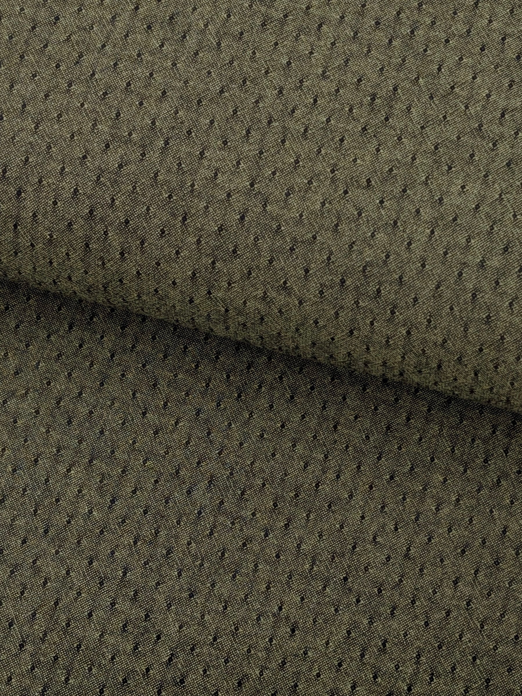 Handworks - Raised Weave Yarn Dyed Cotton Fabric - Artichoke Green
