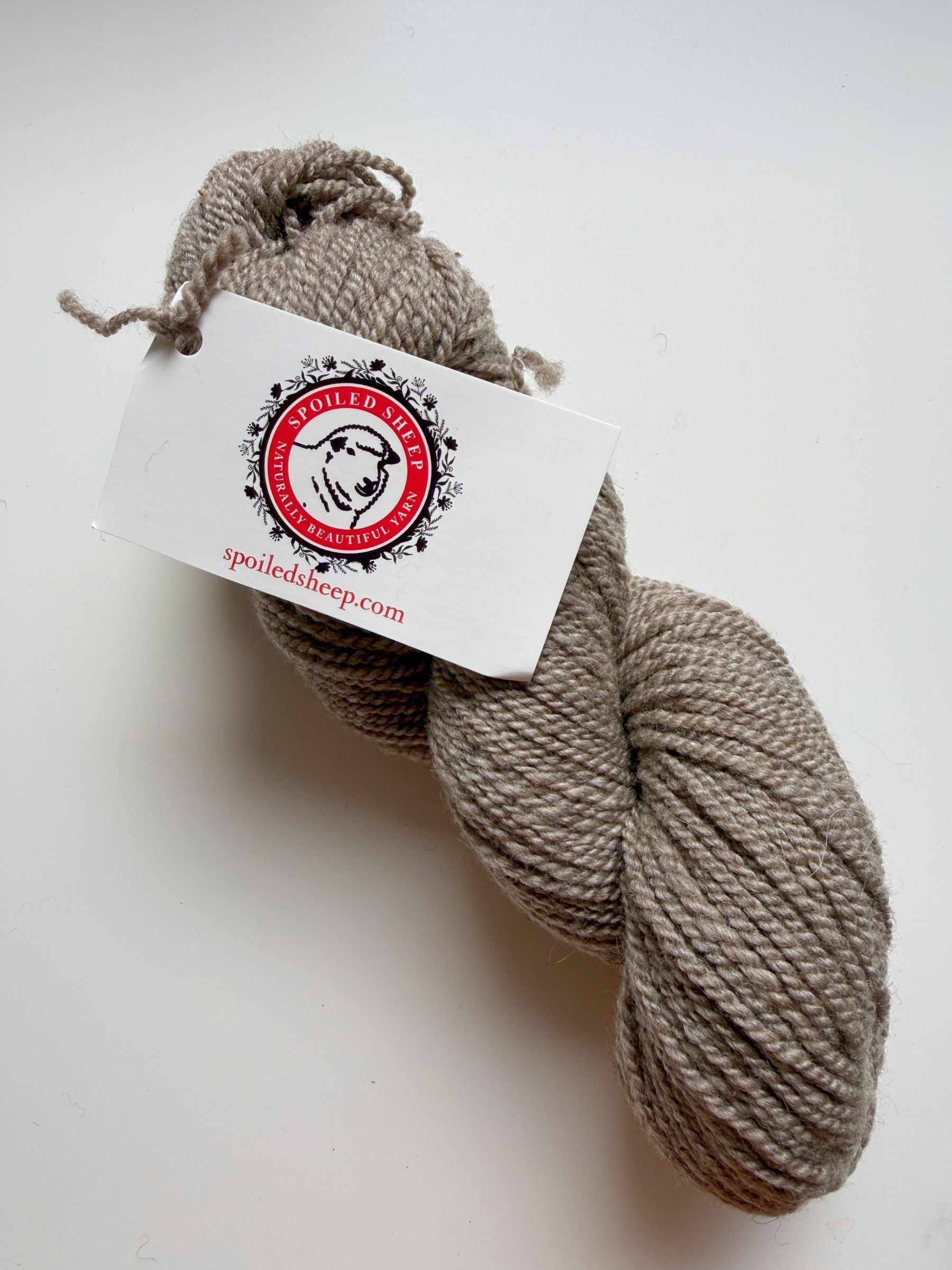 Spoiled Sheep - Romney/Rambouillet Wool Yarn 200yd - Joe #19 Gray