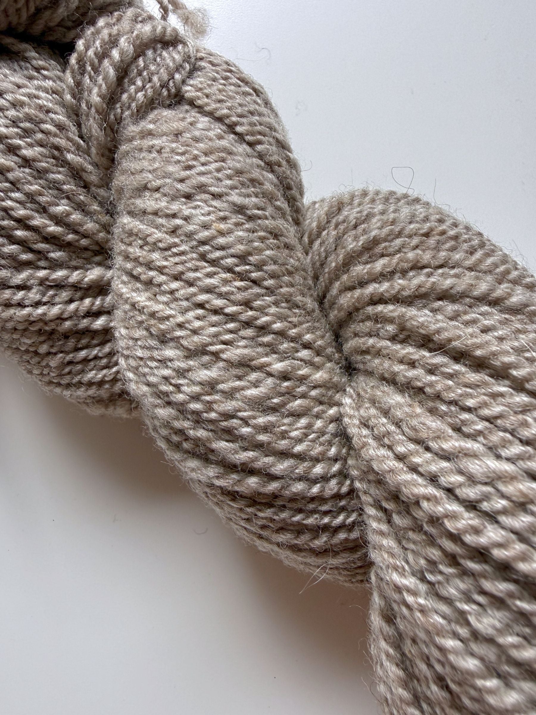 Spoiled Sheep - Romney/Rambouillet Wool Yarn 200yd - Joe #19 Gray