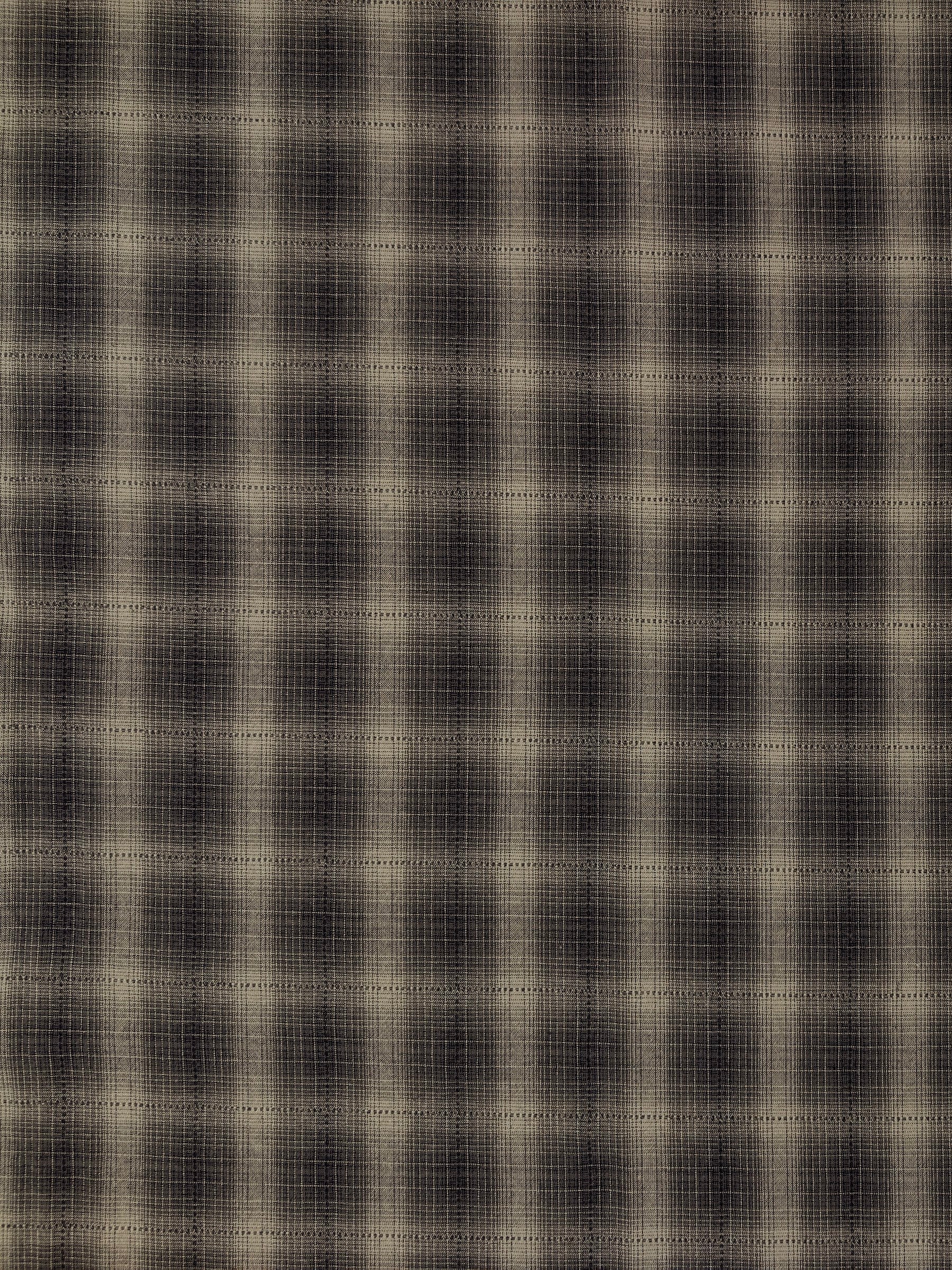 Handworks - Ombre Glen Plaid Yarn Dyed Cotton Fabric - Gray