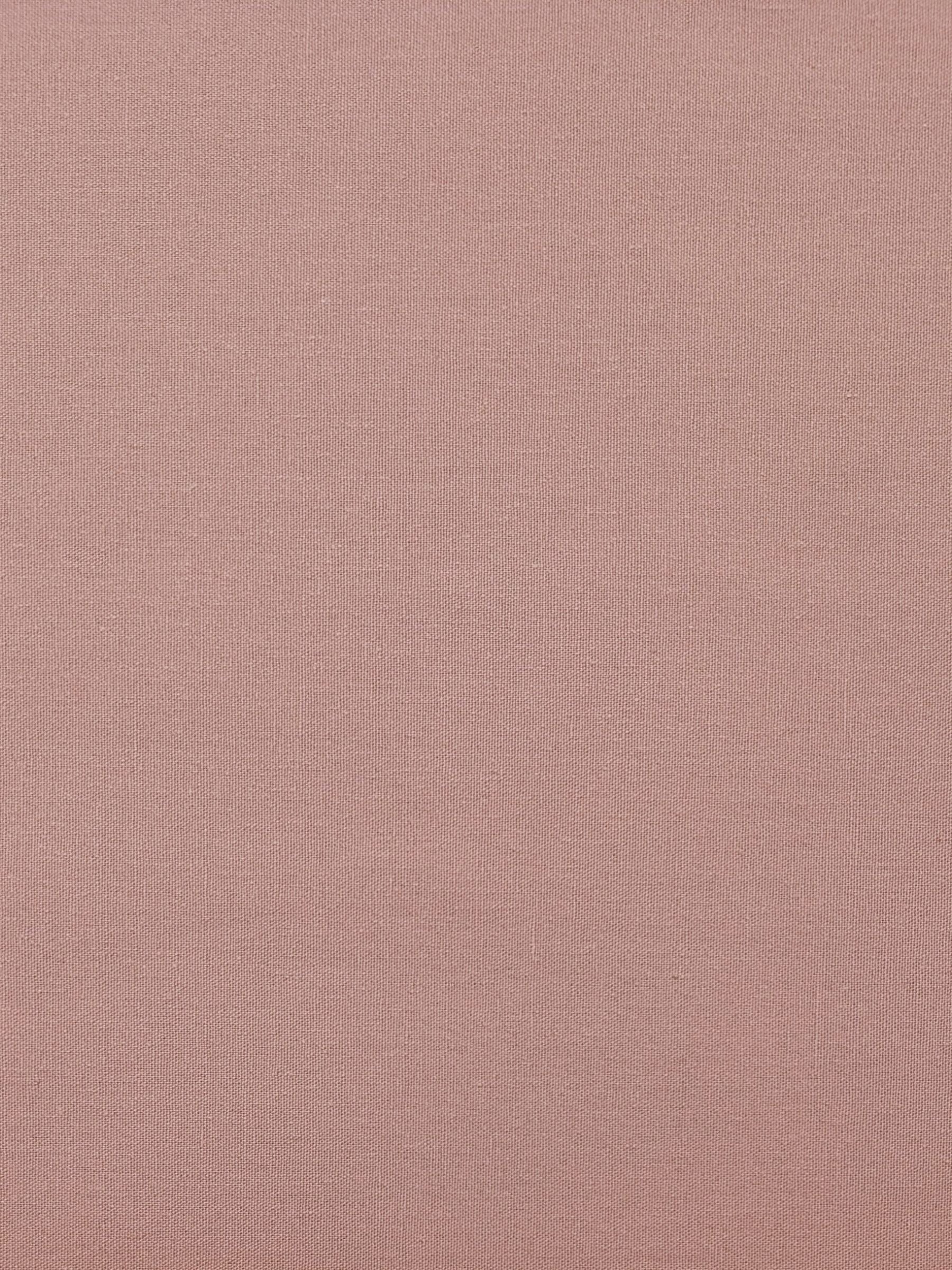 Kokka - Solid Recycled Cotton Canvas Fabric - Dusty Pink