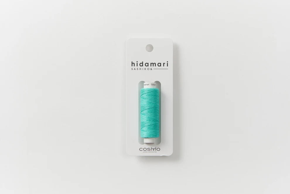 Lecien Cosmo - "Hidamari" Cotton Sashiko Thread 30m Spool - Southern Island Seas