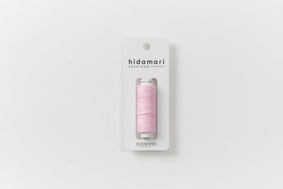 Lecien Cosmo - "Hidamari" Cotton Sashiko Thread 30m Spool - Sakuramochi