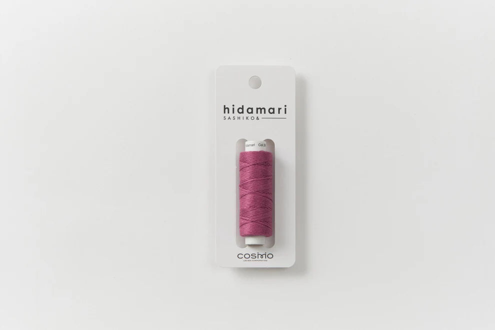 Lecien Cosmo - "Hidamari" Cotton Sashiko Thread 30m Spool - Grape Jelly