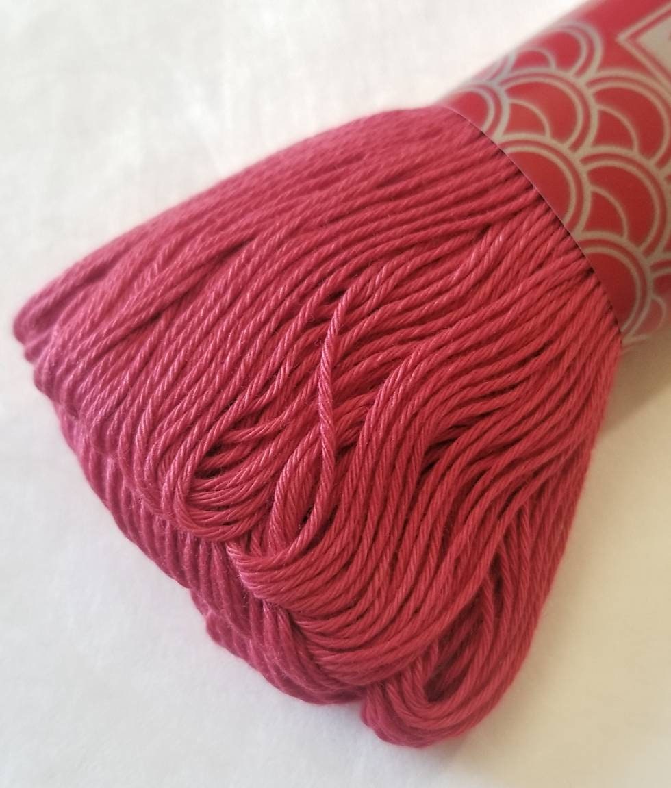 Yokota - Cotton Sashiko Thread 100m Skein - #7 Magenta