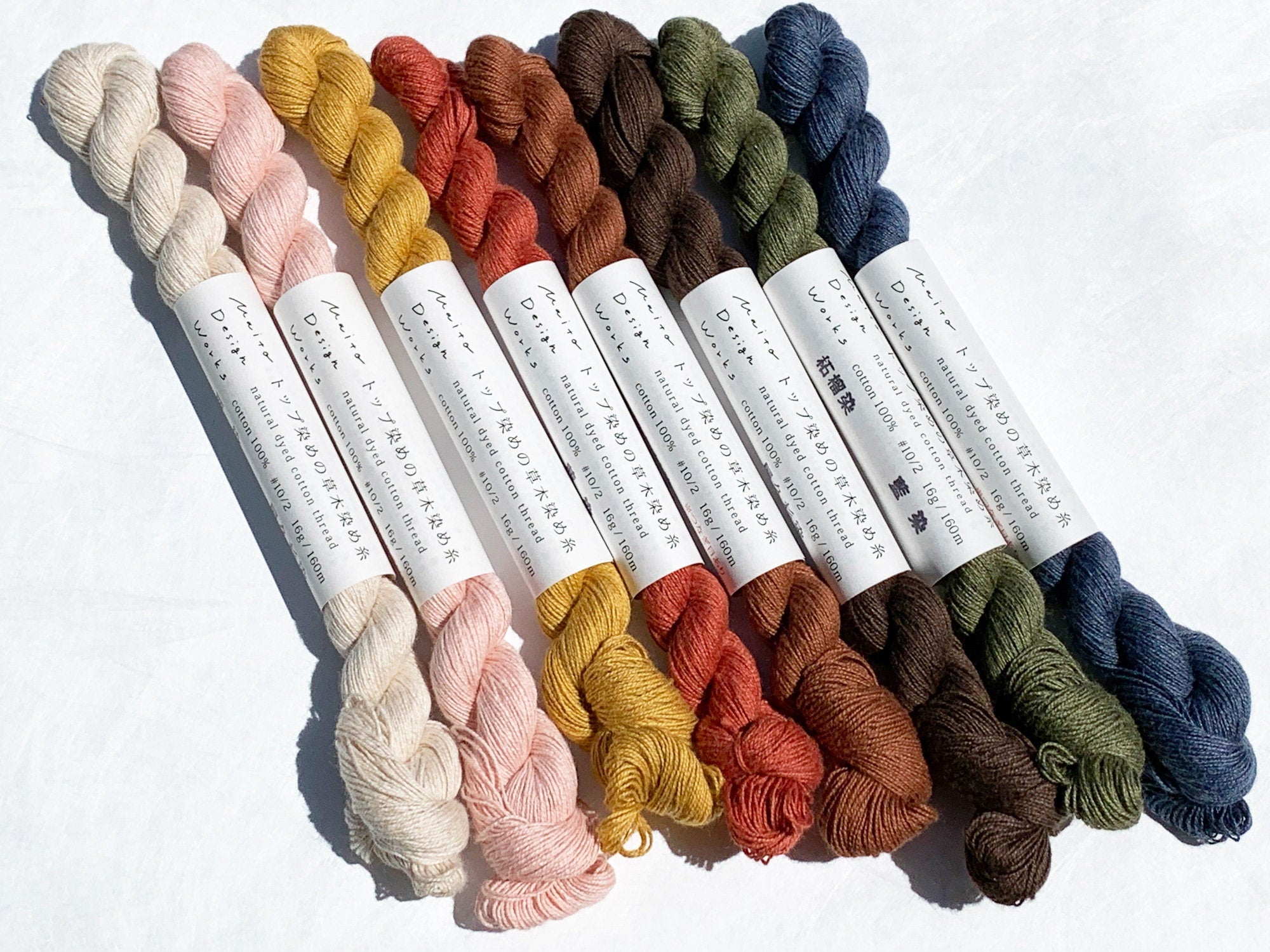 Maito - Natural Dyed Cotton Embroidery and Hand Sewing Thread 160m Skein - Espresso Brown