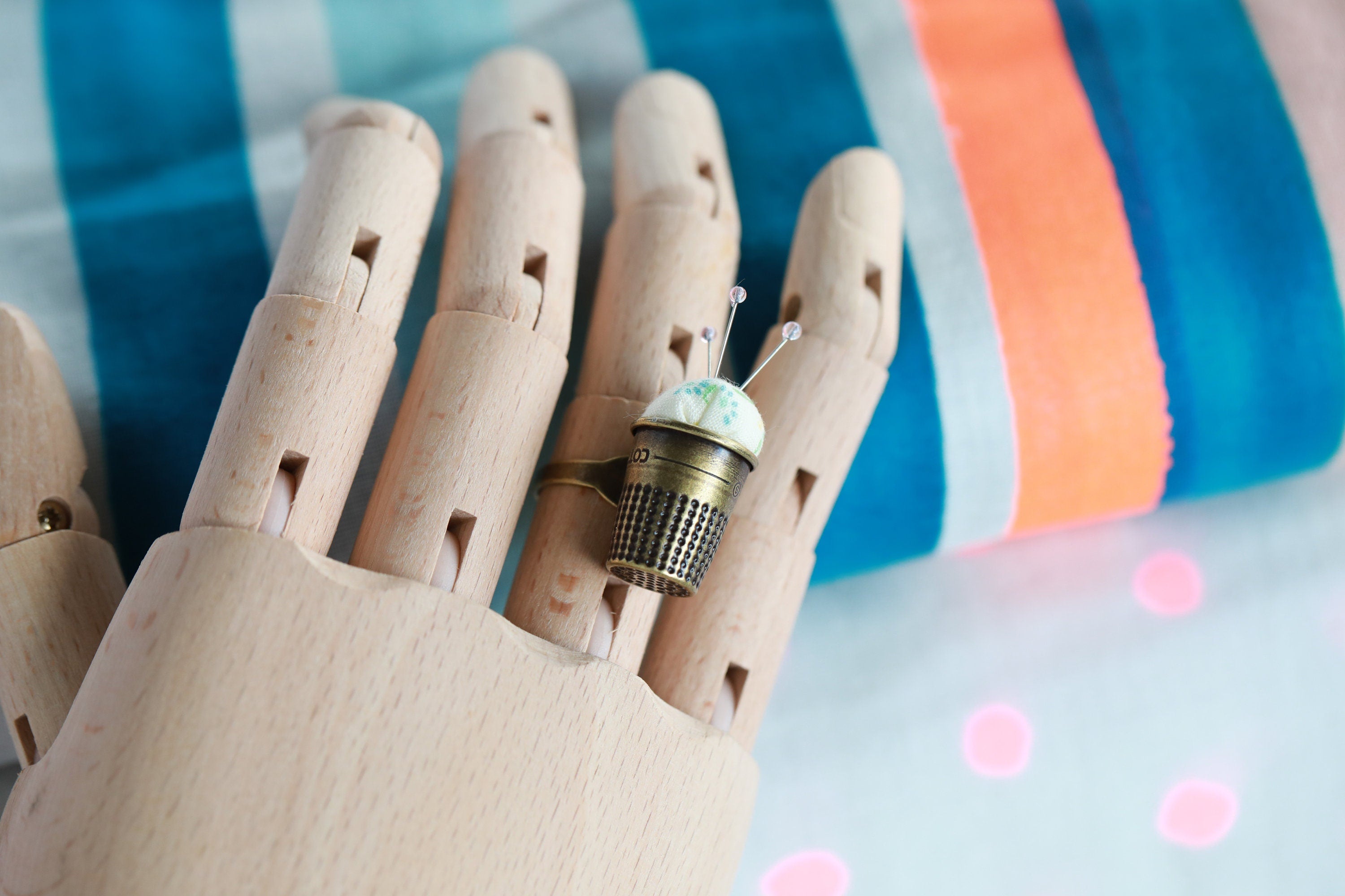 Little House - Pincushion Thimble Ring