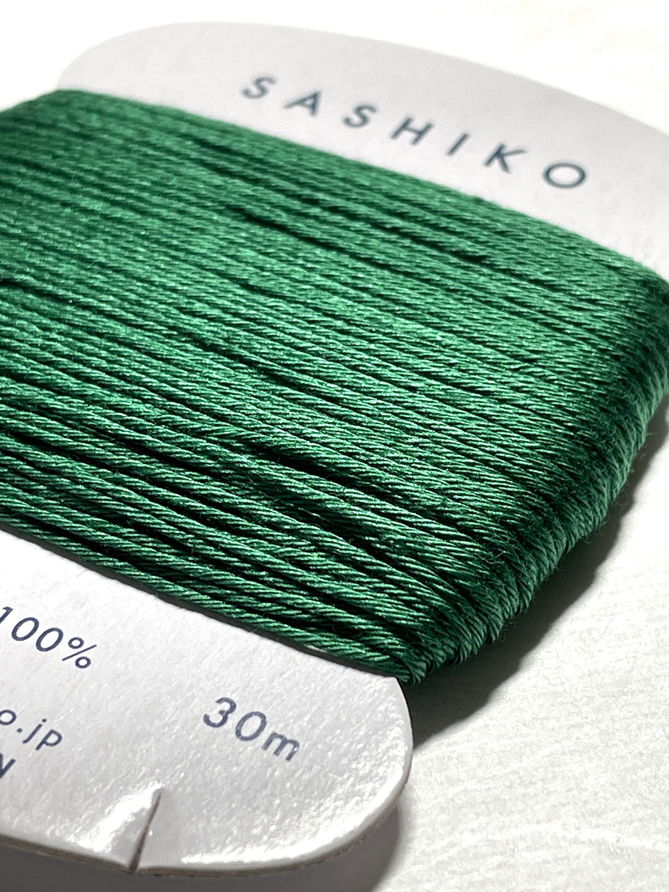 Daruma - Cotton Sashiko Thread 30m Card 20/6 - #208 Forest Green