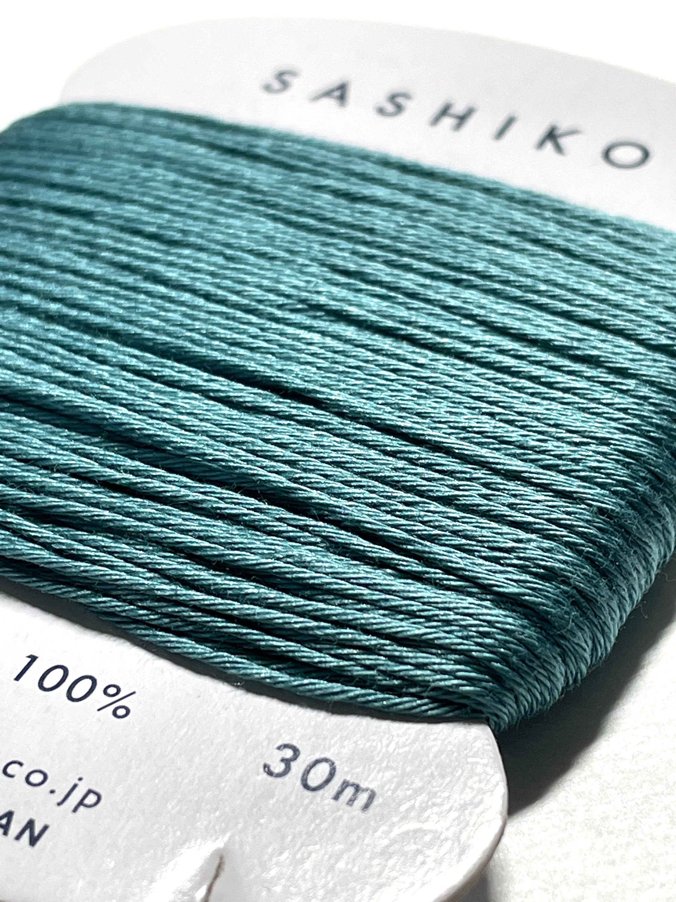Daruma - Cotton Sashiko Thread 30m Card 20/6 - #205 Peacock Green