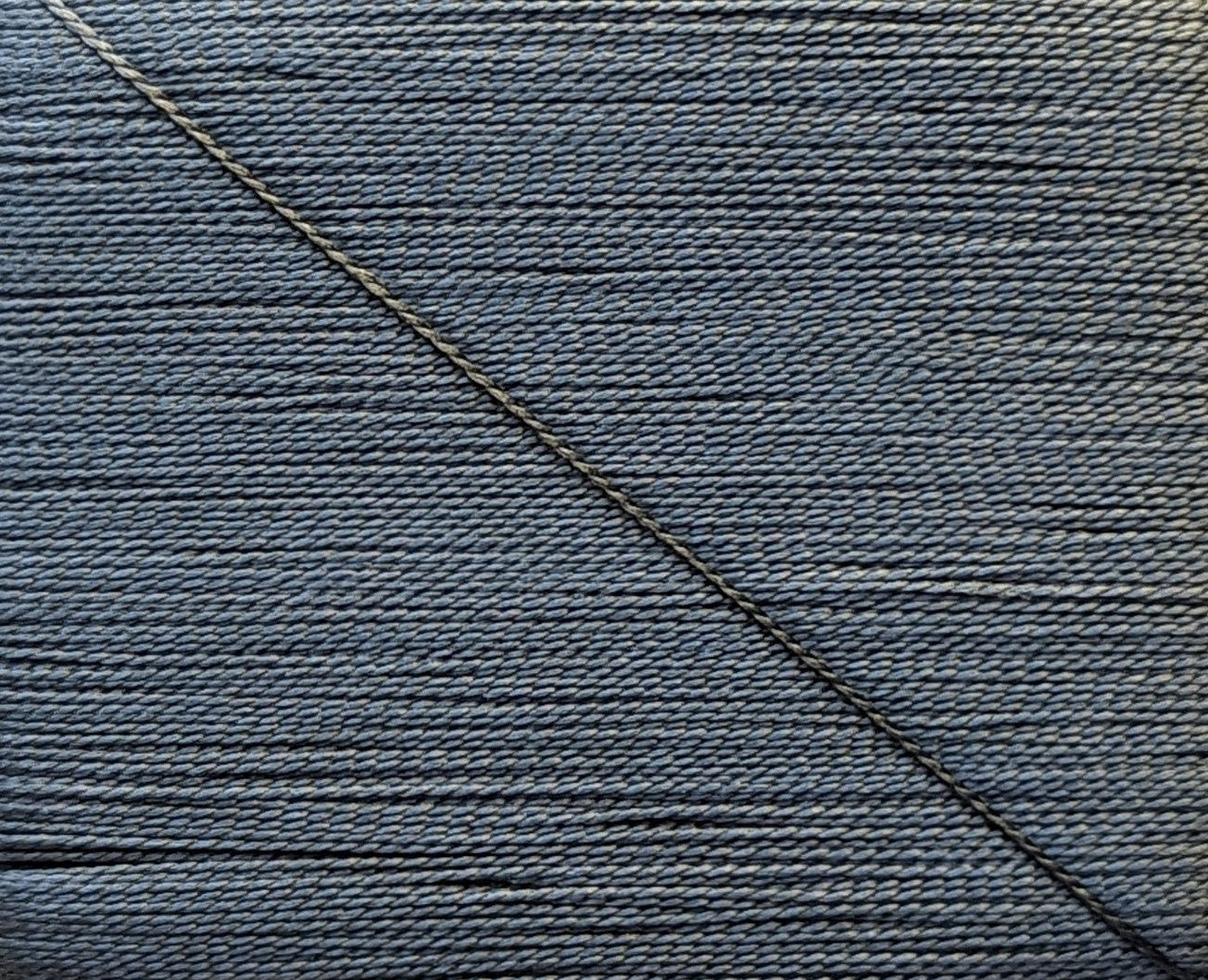 Kinkame - Silk Hand Sewing Thread 80m Card - Color #146 Mountain Slate Blue