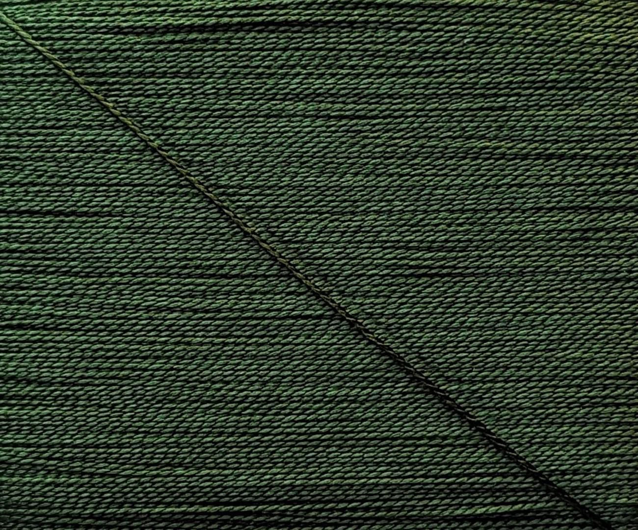Kinkame - Silk Hand Sewing Thread 80m Card - Color #213 Dark Asparagus