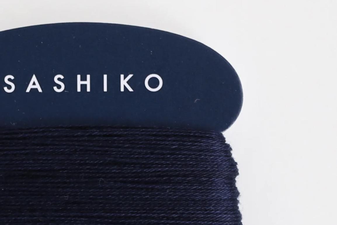 Daruma - Cotton Sashiko Thread 40m Card 20/4 - #216 Ko Ai Deep Blue