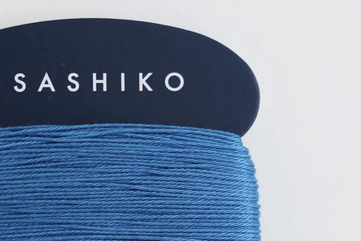 Daruma - Cotton Sashiko Thread 40m Card 20/4 - #224 Ao Blue
