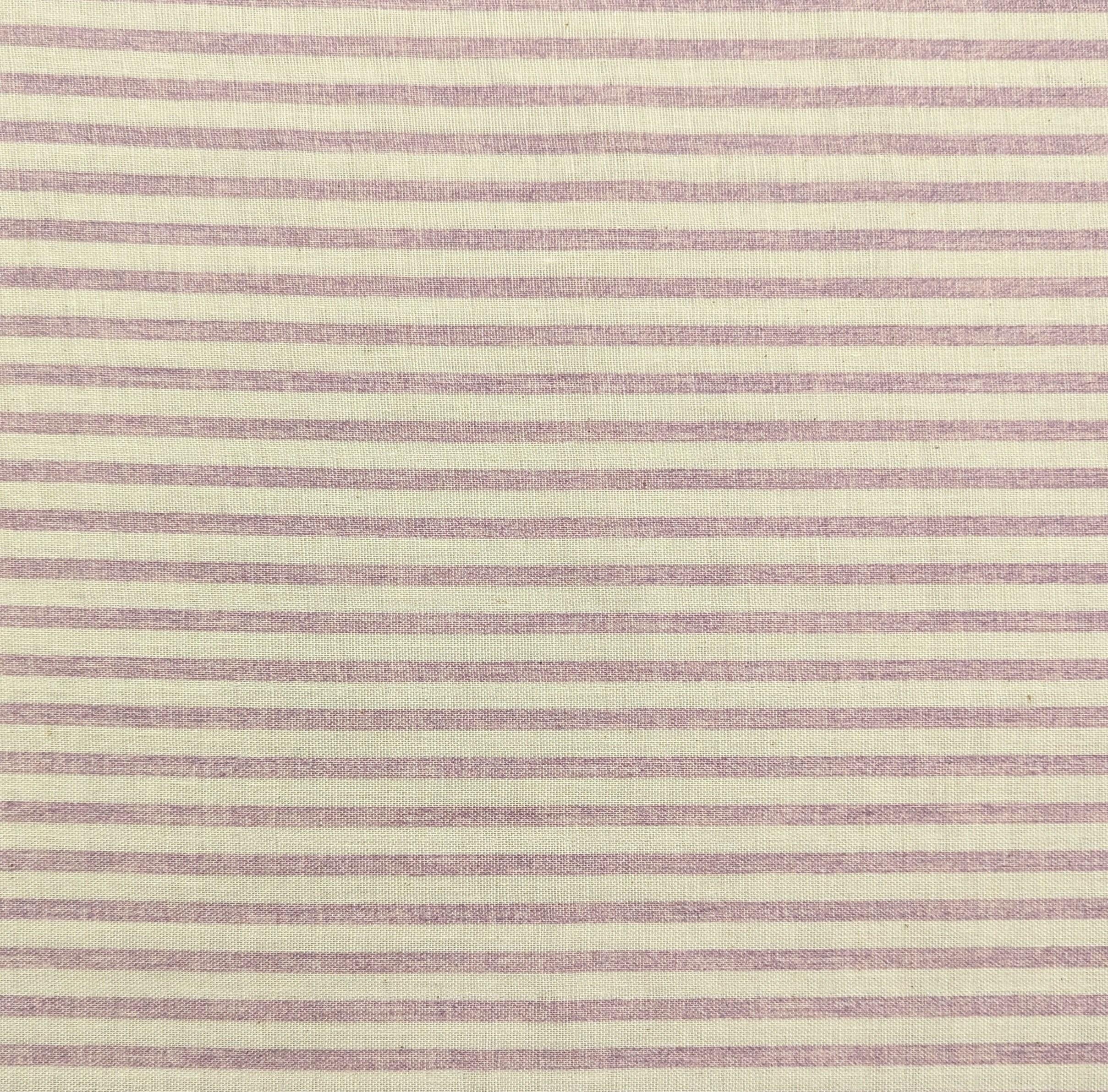 Sevenberry - Striped Cotton Double Gauze Fabric - Purple