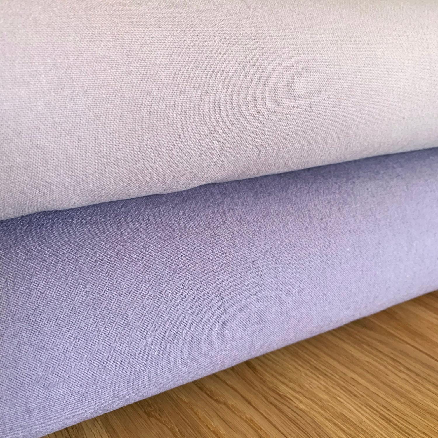 Cosmo - Cotton/Linen Blend Canvas - Pale Lavender
