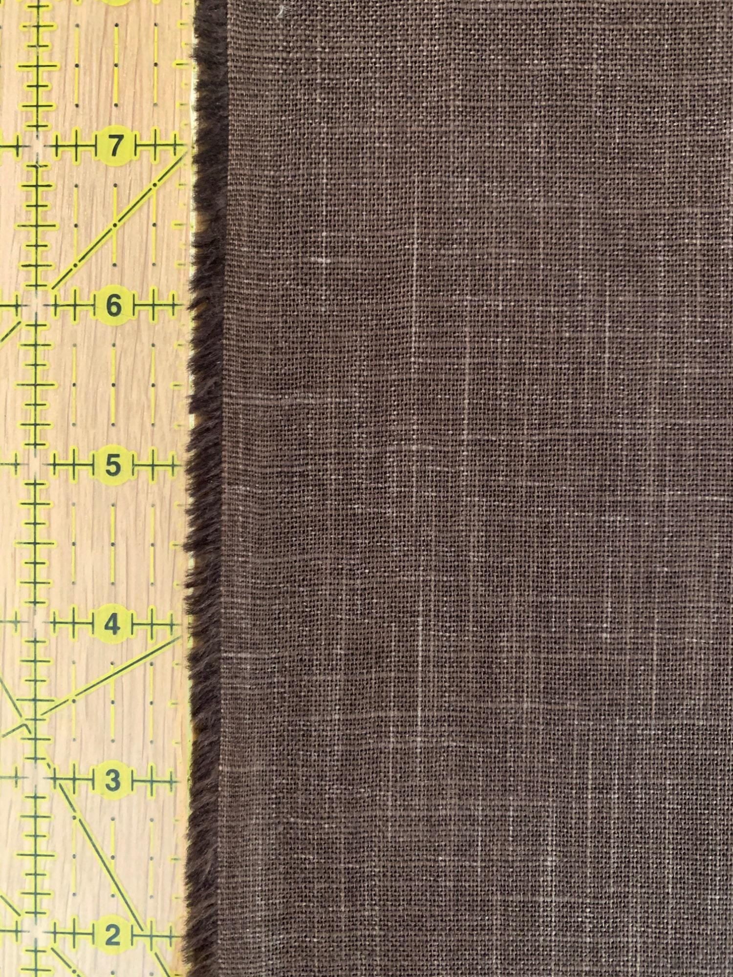 Sevenberry - Heathered Solids Cotton Fabric - Coffee Brown