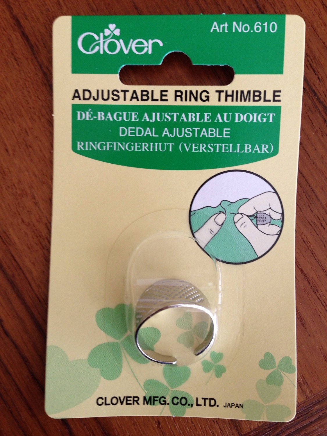 Clover - Knuckle Ring Thimble