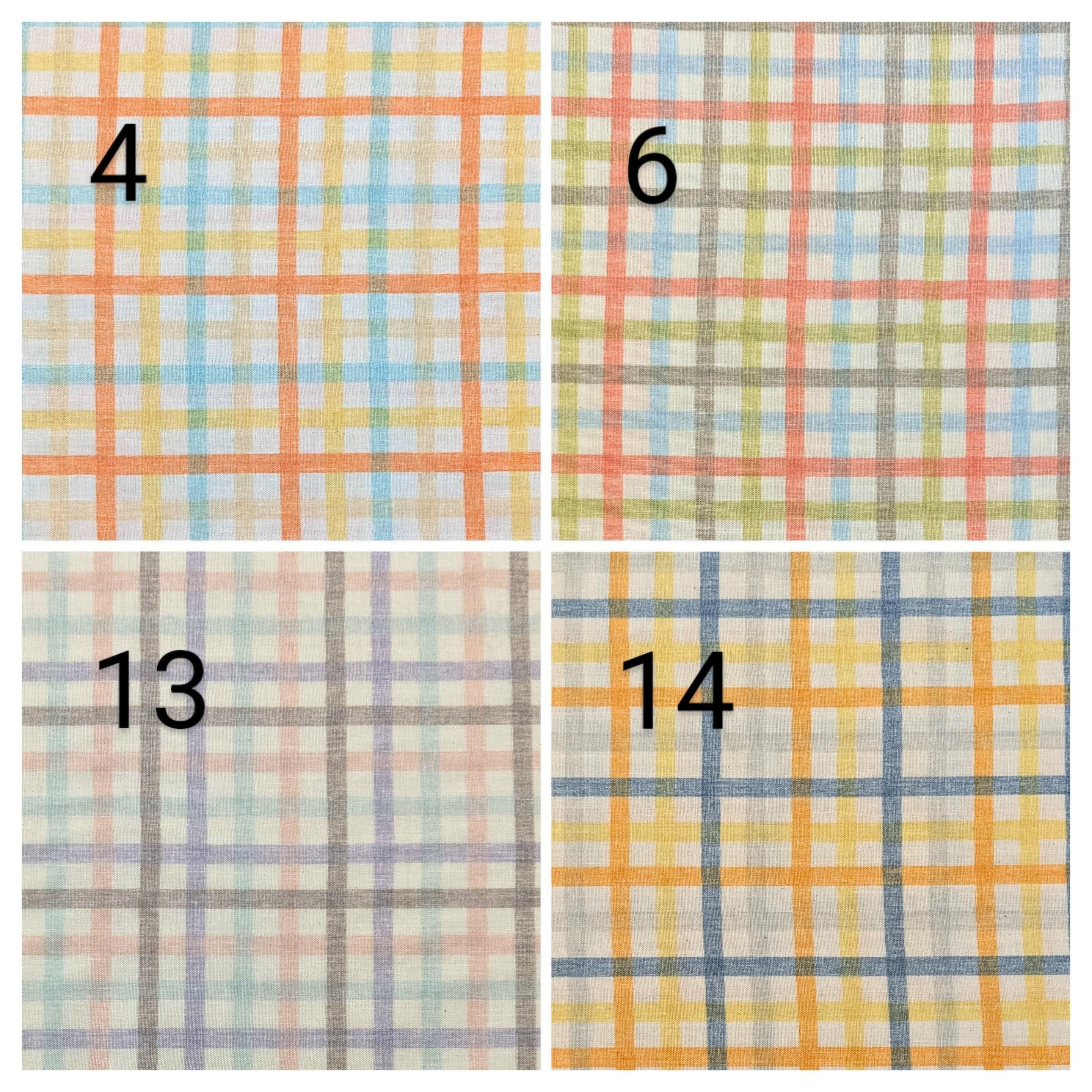 Sevenberry - Plaid Cotton Double Gauze - Red Green Blue