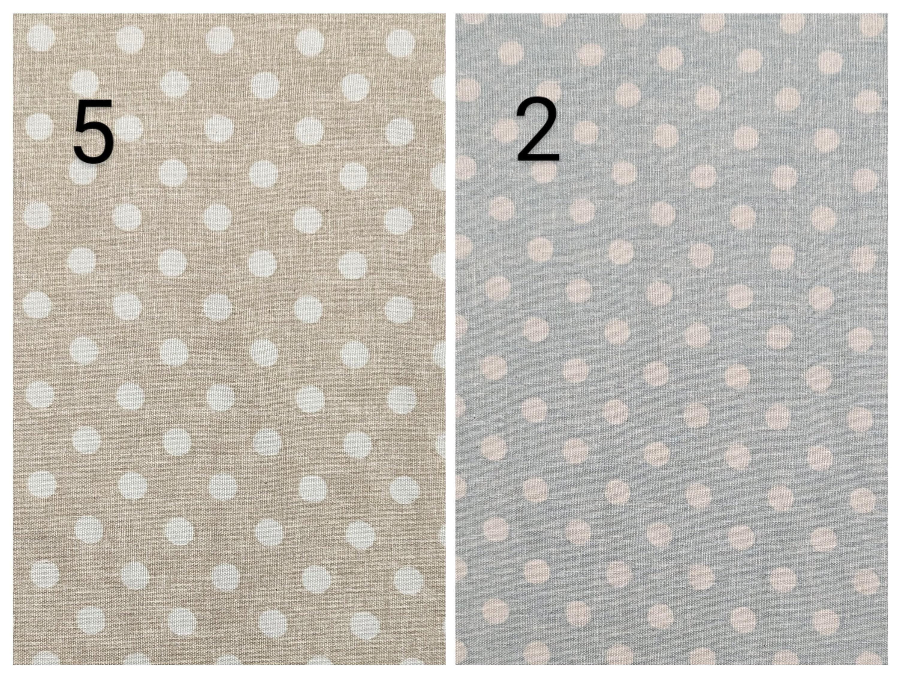 Sevenberry - Medium Polka Dot Cotton Double Gauze - Doe Brown