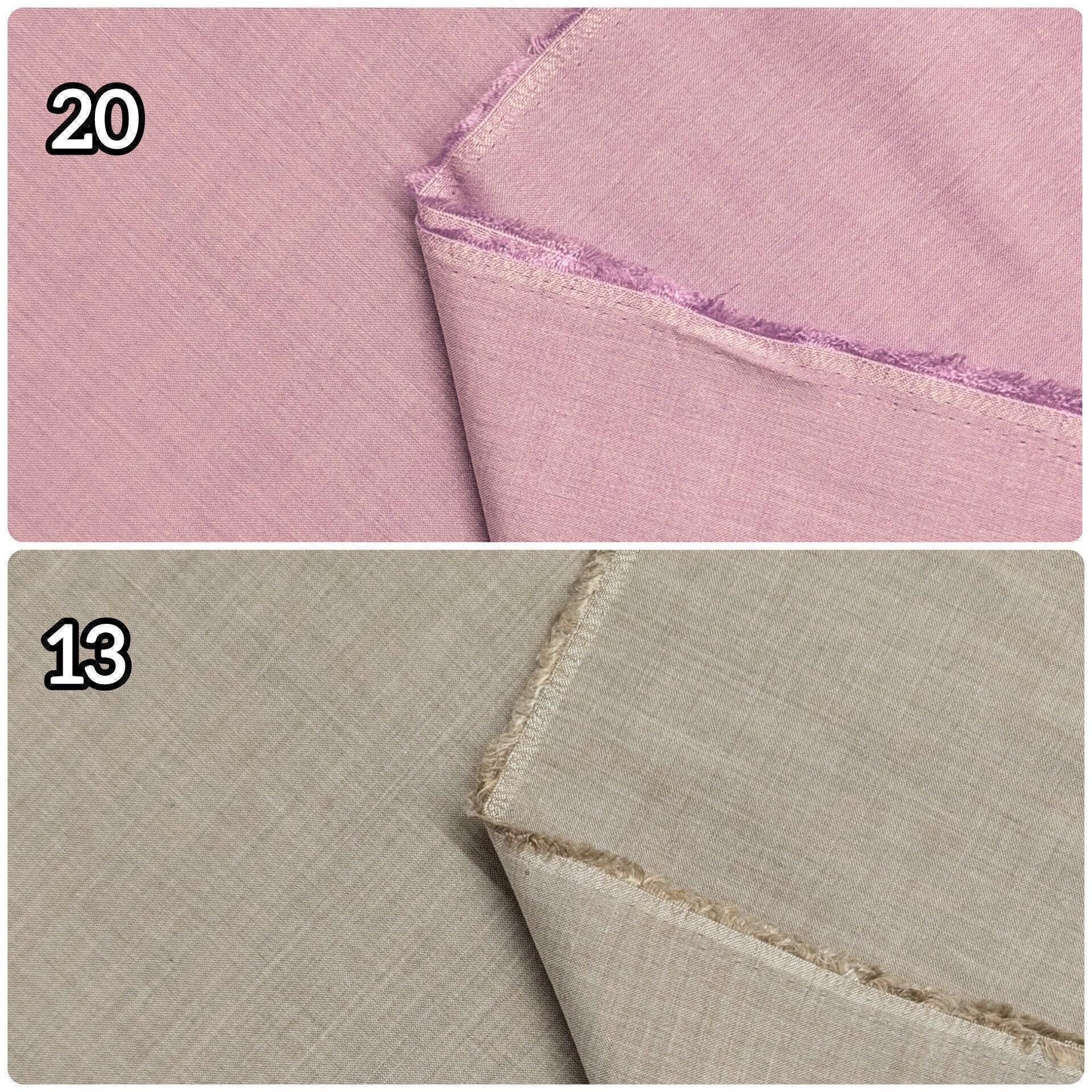 Sunwell - Organic Yarn Dyed Heathered Cotton/Tencel Chambray - Light Lavender