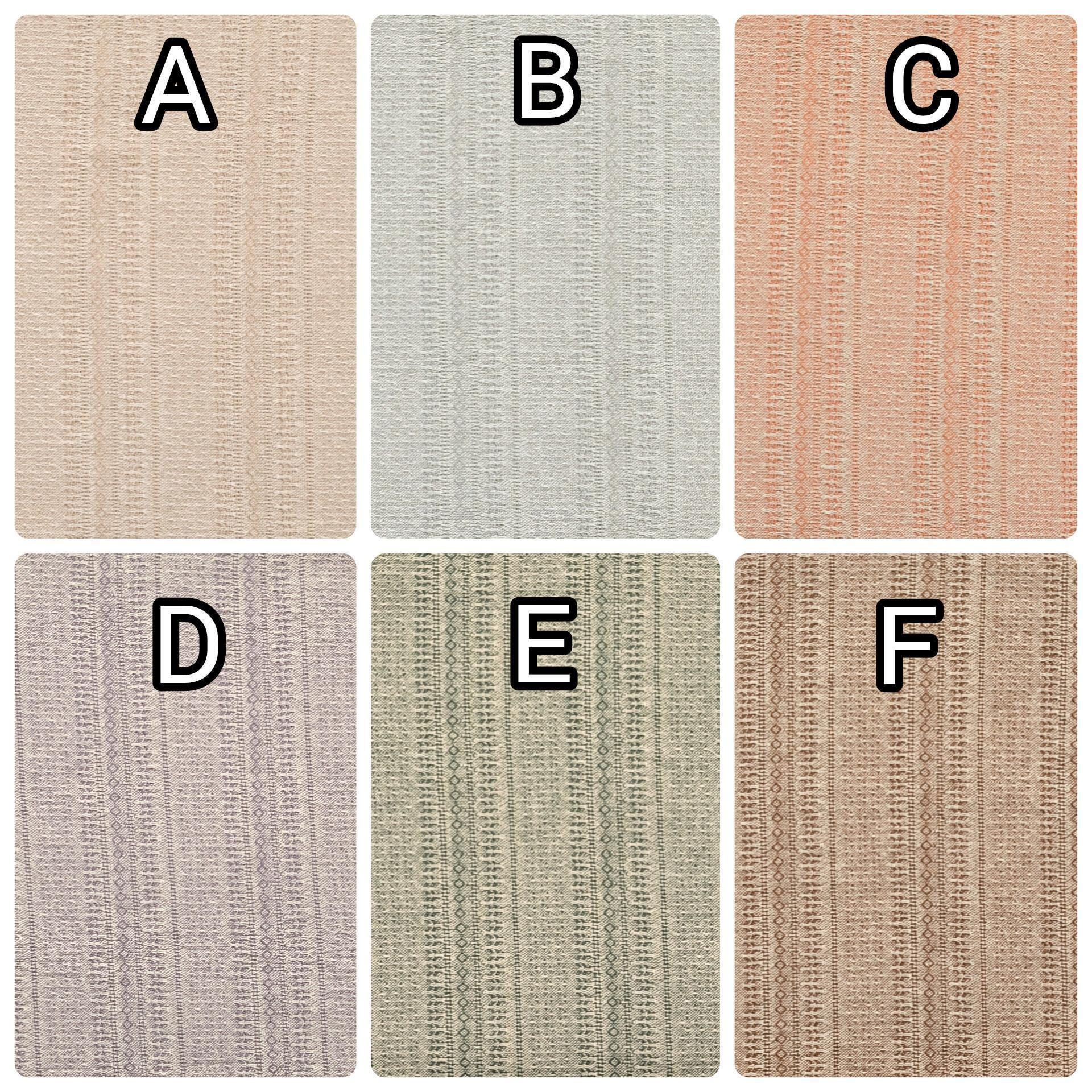 Textile Pantry - Junko Matsuda Yarn Dyed Textured Cotton Fabric - Pale Brown