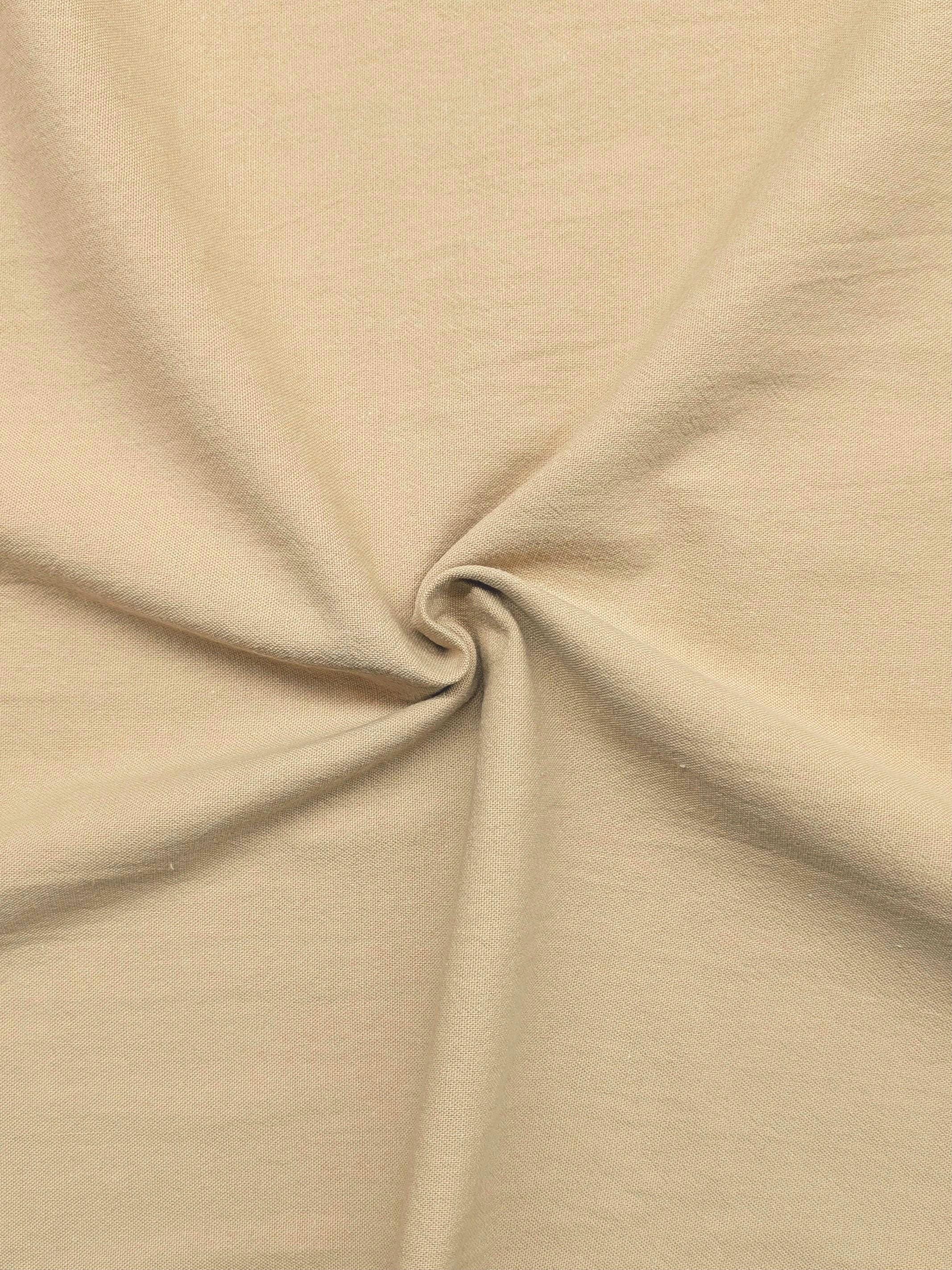Cosmo - Cotton/Linen Canvas Fabric - Sandy Beige