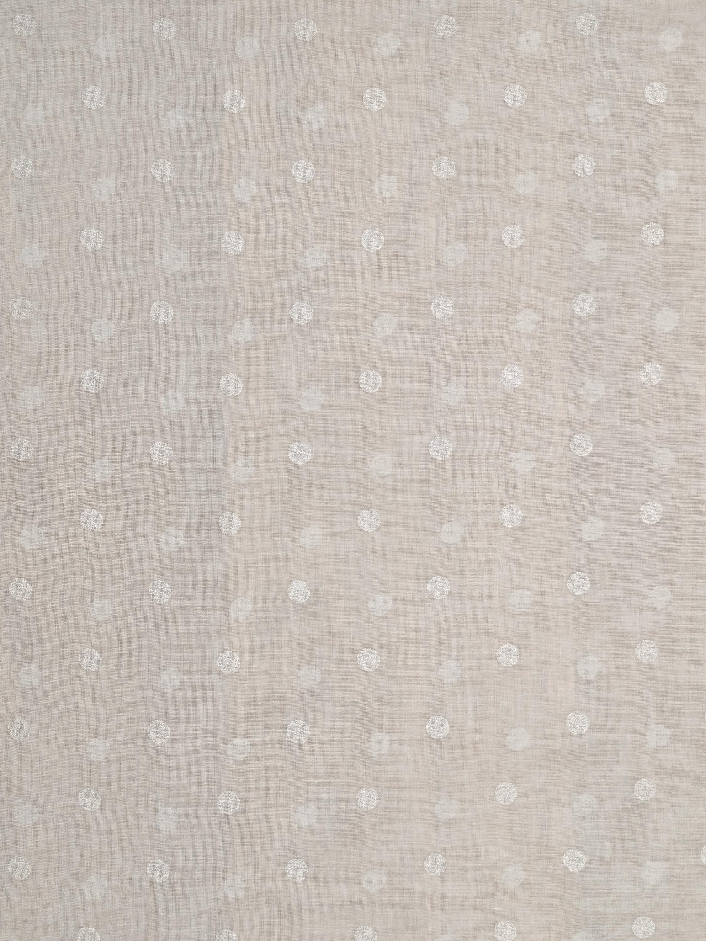 New Hokkoh - Sheer Polka Dotted Japanese Cotton Voile Fabric - White 7026-510-1-A