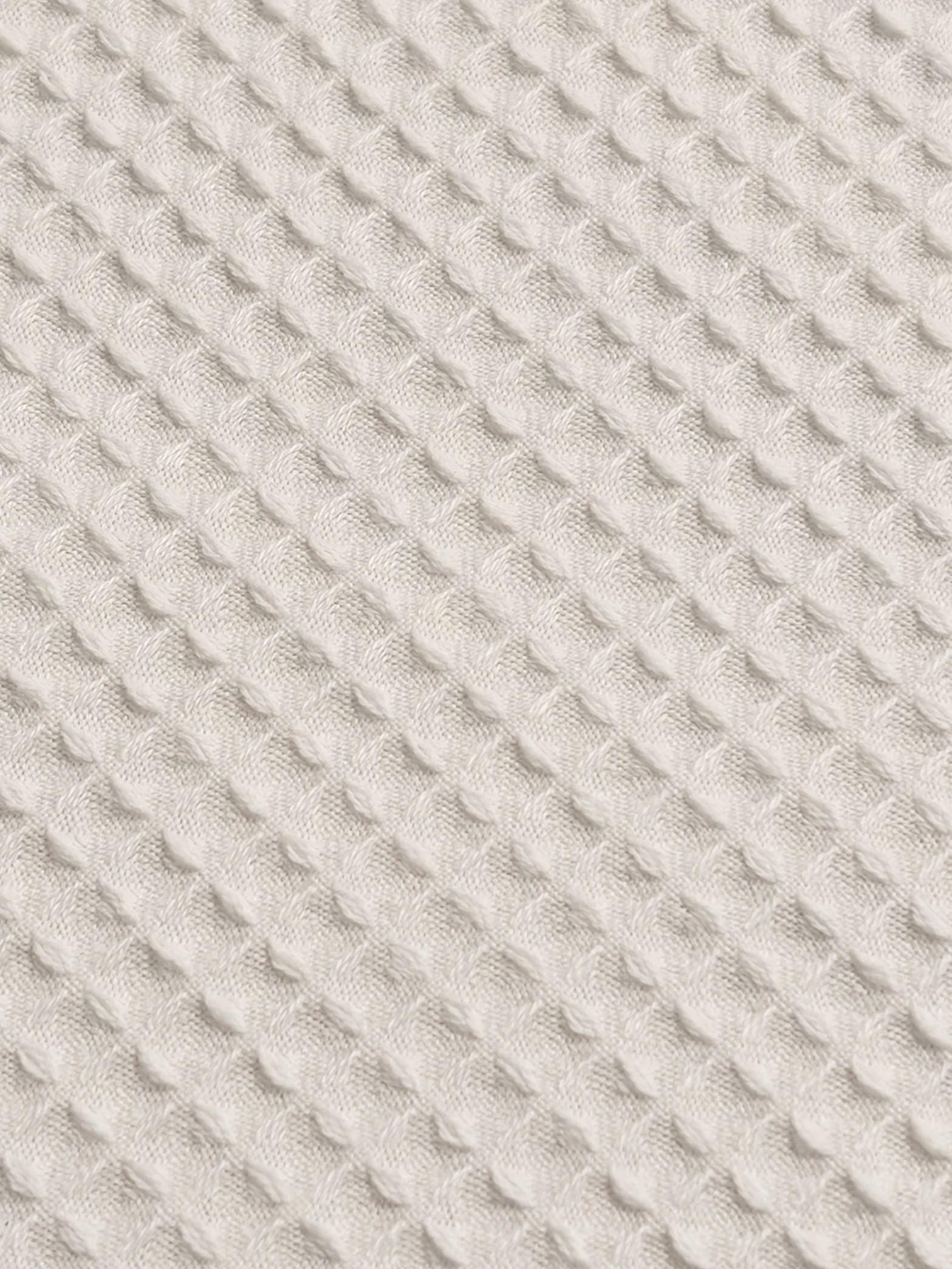 NEW Non-Sretch Japanese Cotton Woven Waffle Fabric - White - Half Yard H-5000-1