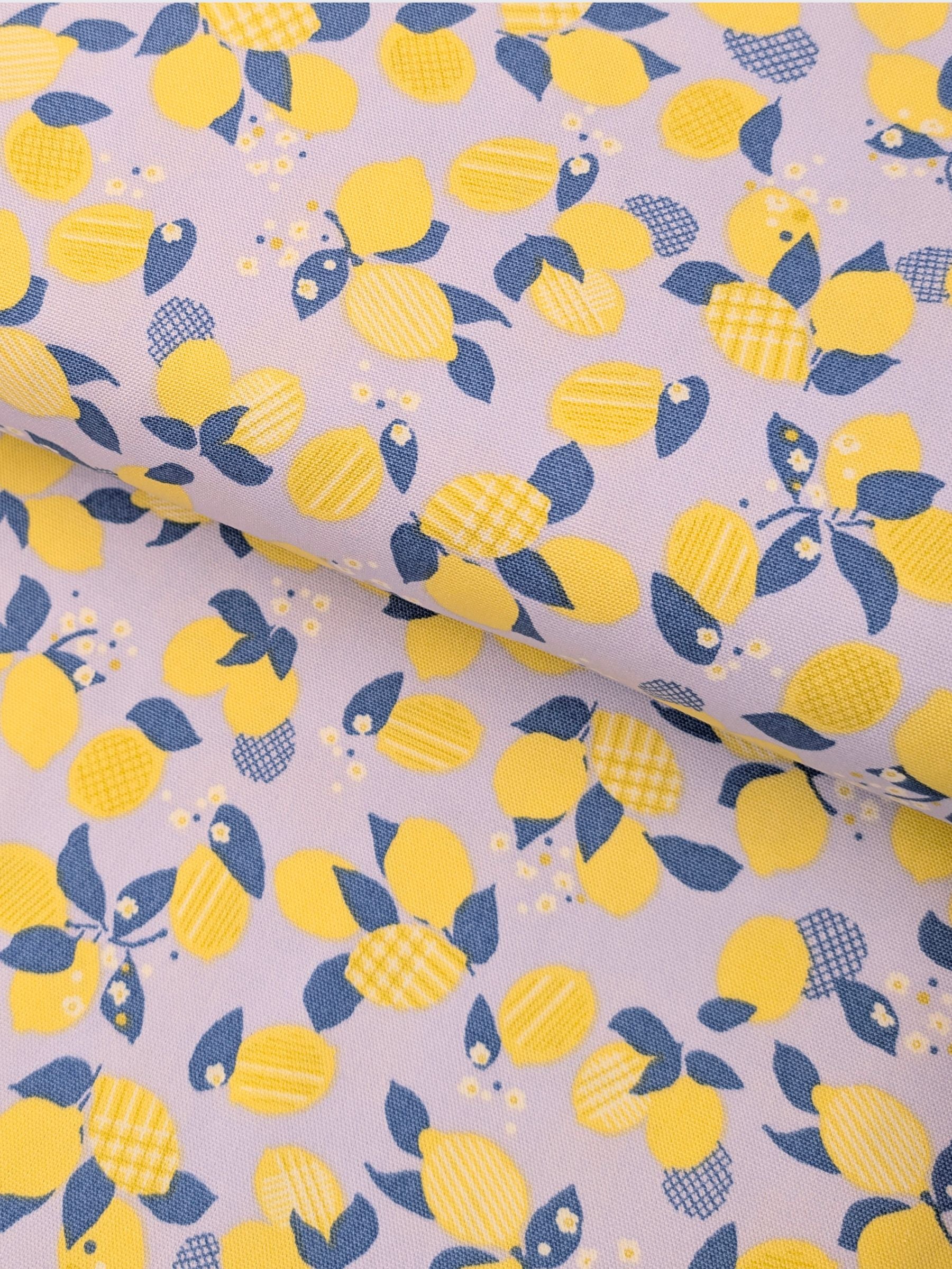Koizumi - Lemon Bunches Cotton Oxford Fabric - Lavender