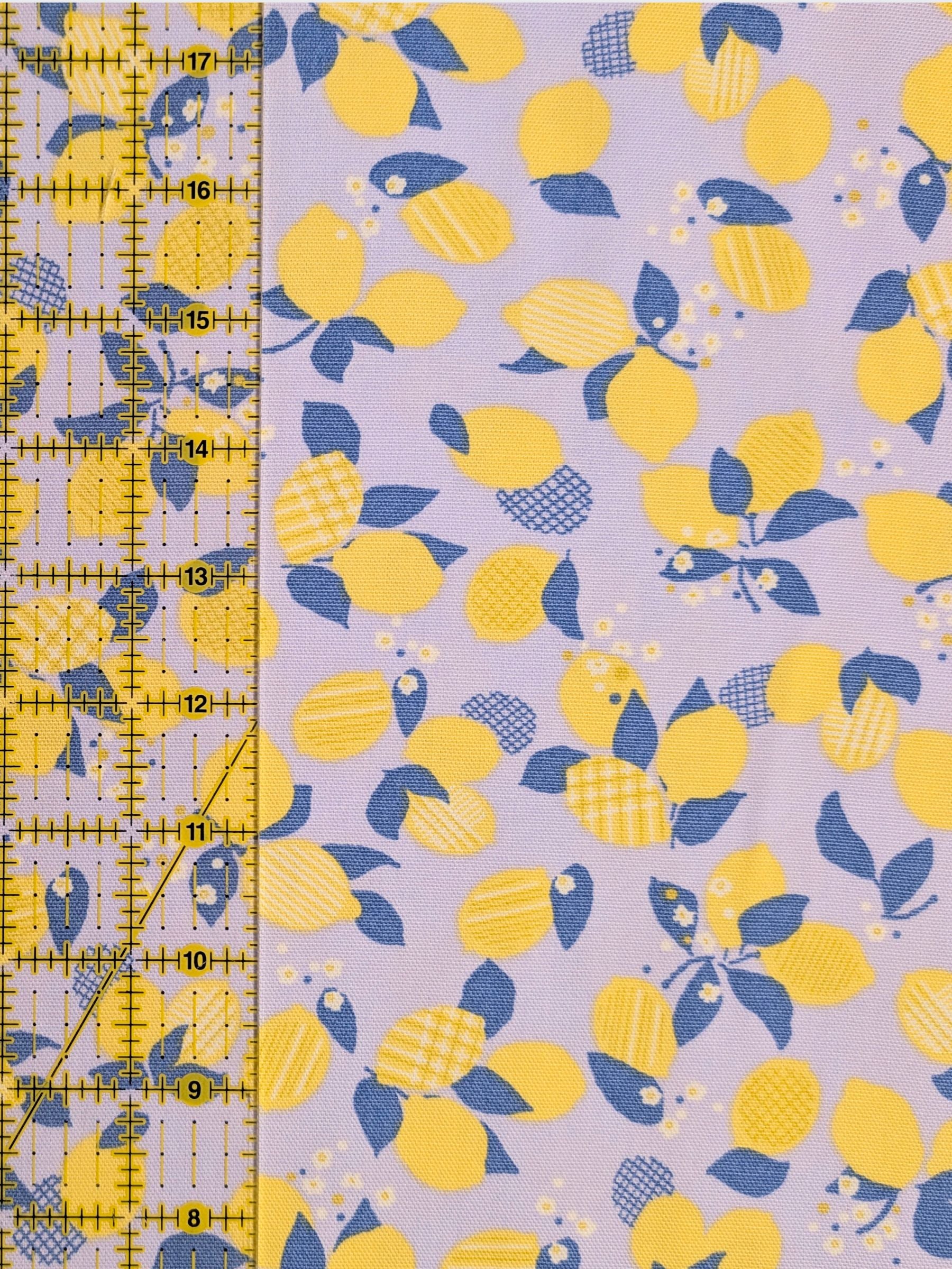 Koizumi - Lemon Bunches Cotton Oxford Fabric - Lavender