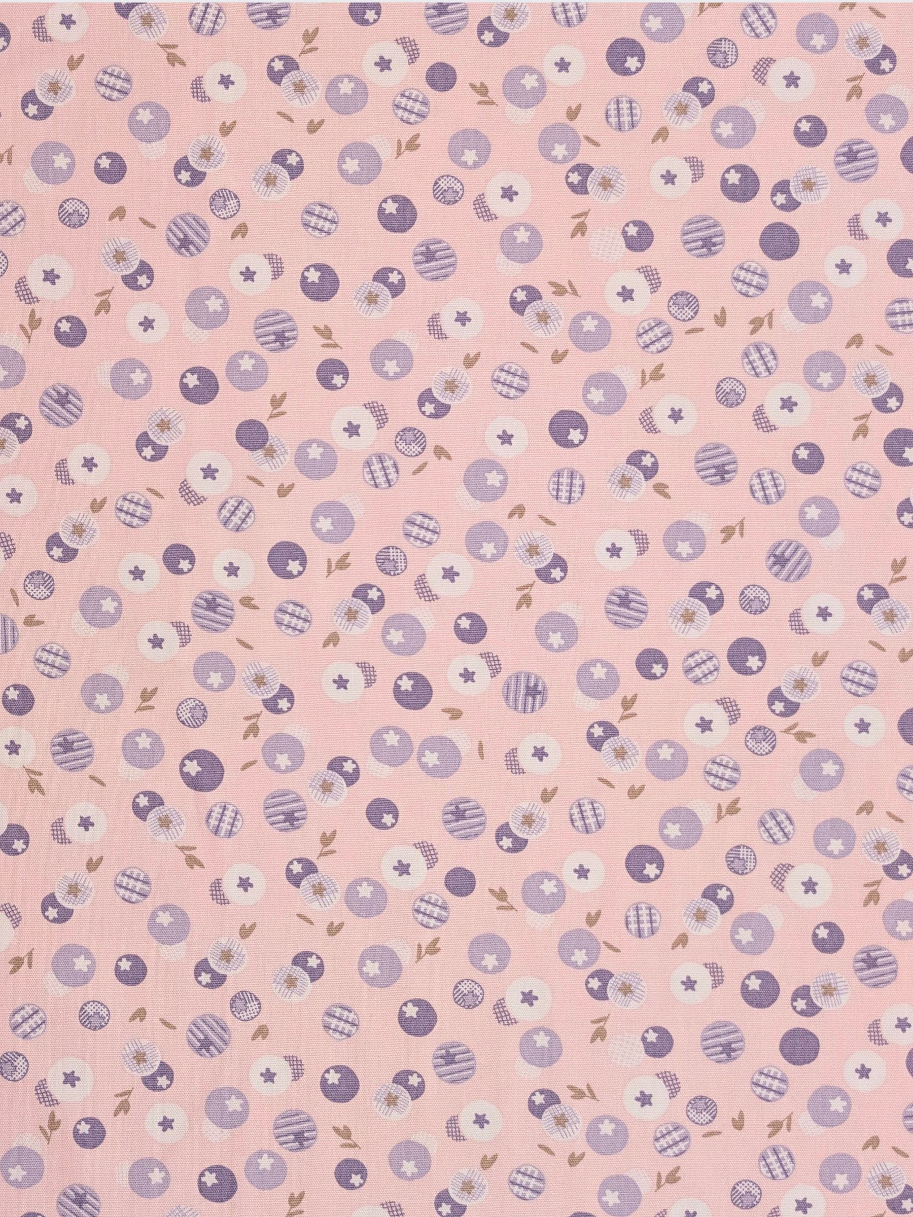 Koizumi - Summer Blueberries Cotton Oxford Fabric - Purple