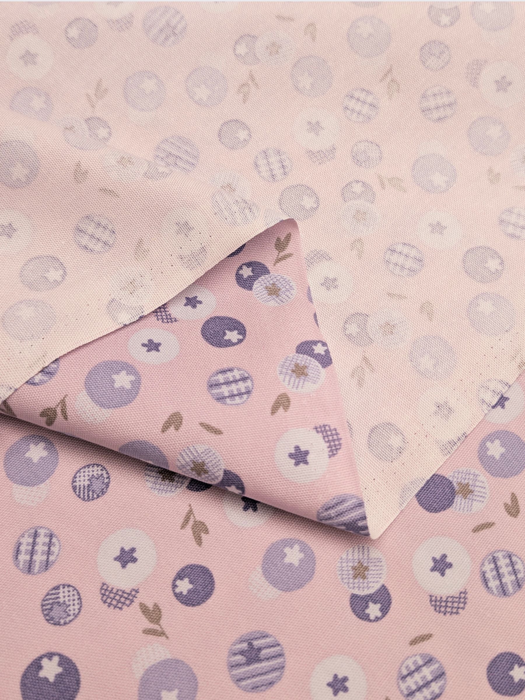 Koizumi - Summer Blueberries Cotton Oxford Fabric - Purple