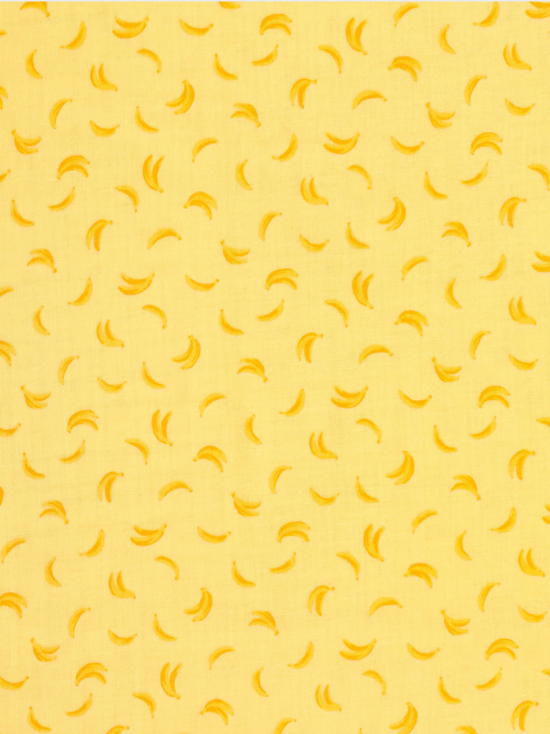 Sevenberry - Little Bananas Cotton Double Gauze Fabric - Yellow