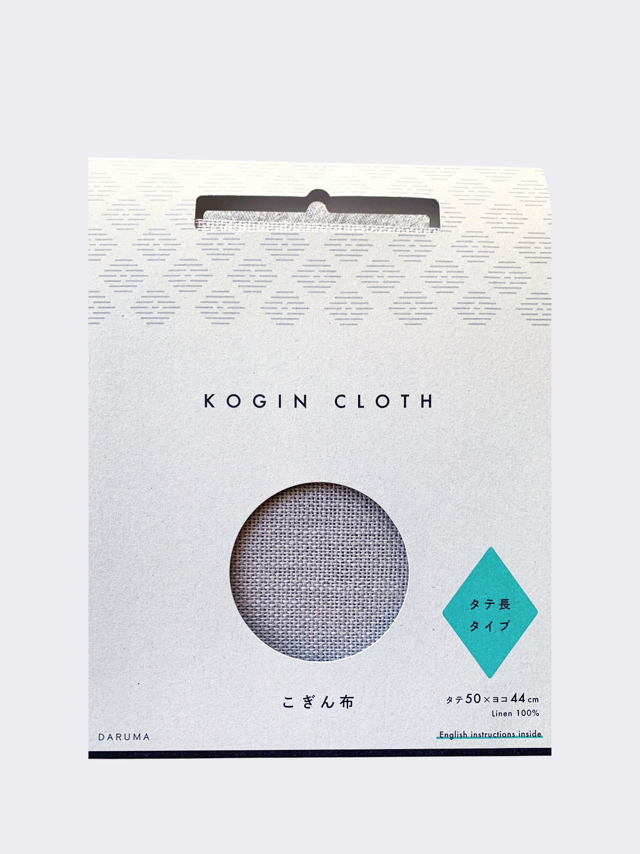 Daruma - Linen Kogin Cloth - Gray