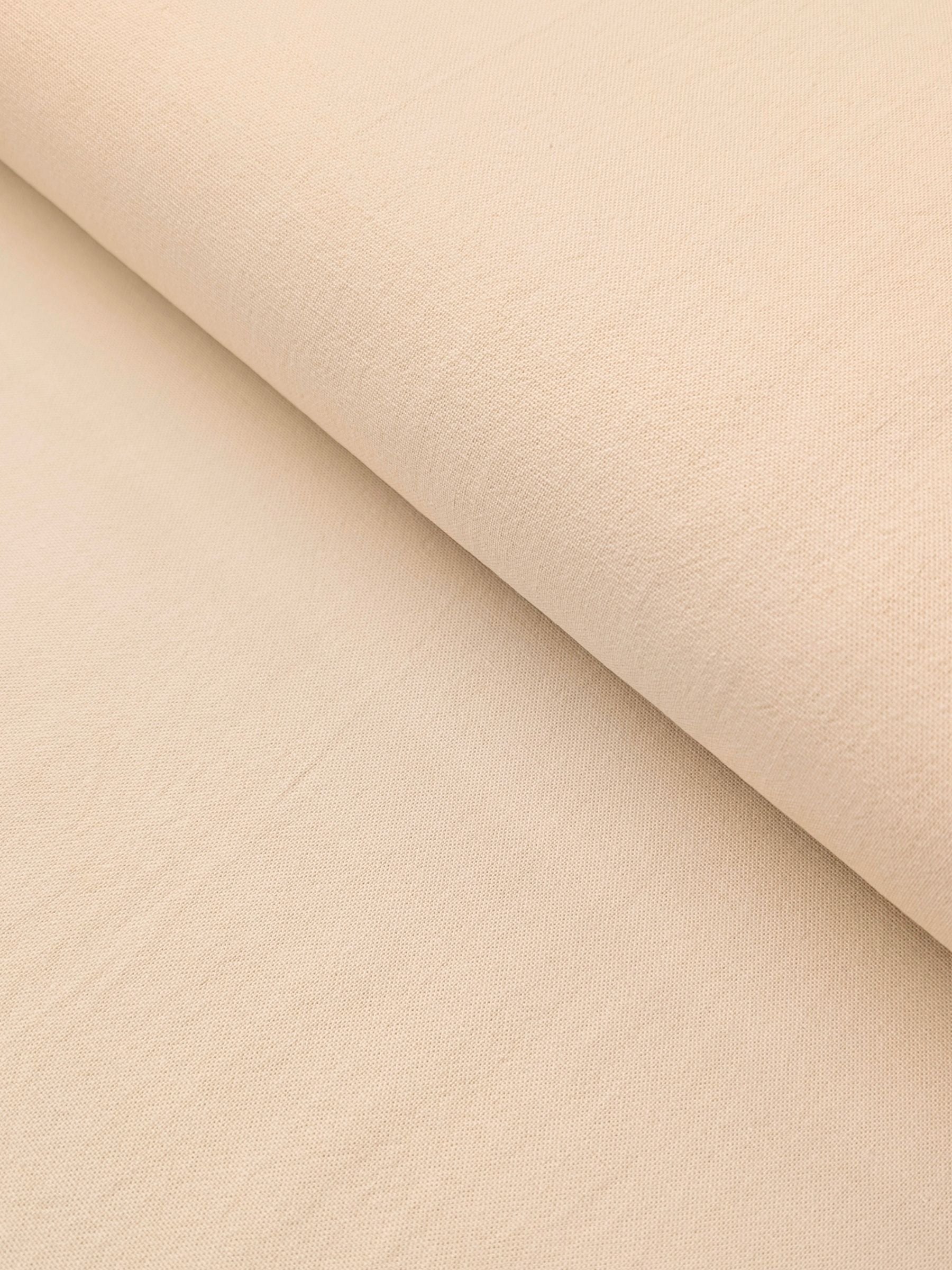 Cosmo - Cotton/Linen Canvas Fabric - Warm White