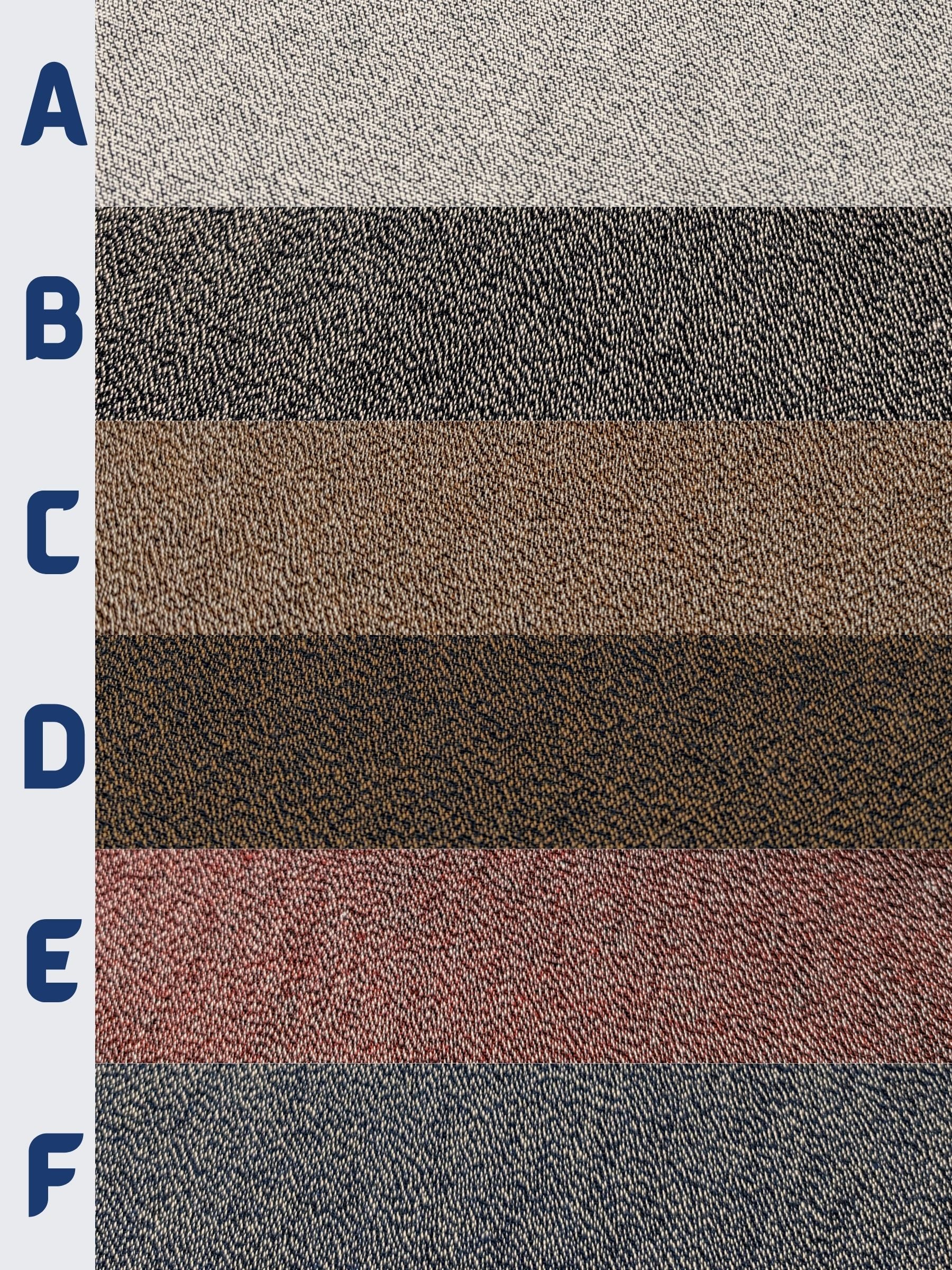 Cosmo - Heathered Yarn Dyed Cotton Fabric - Dark Brown