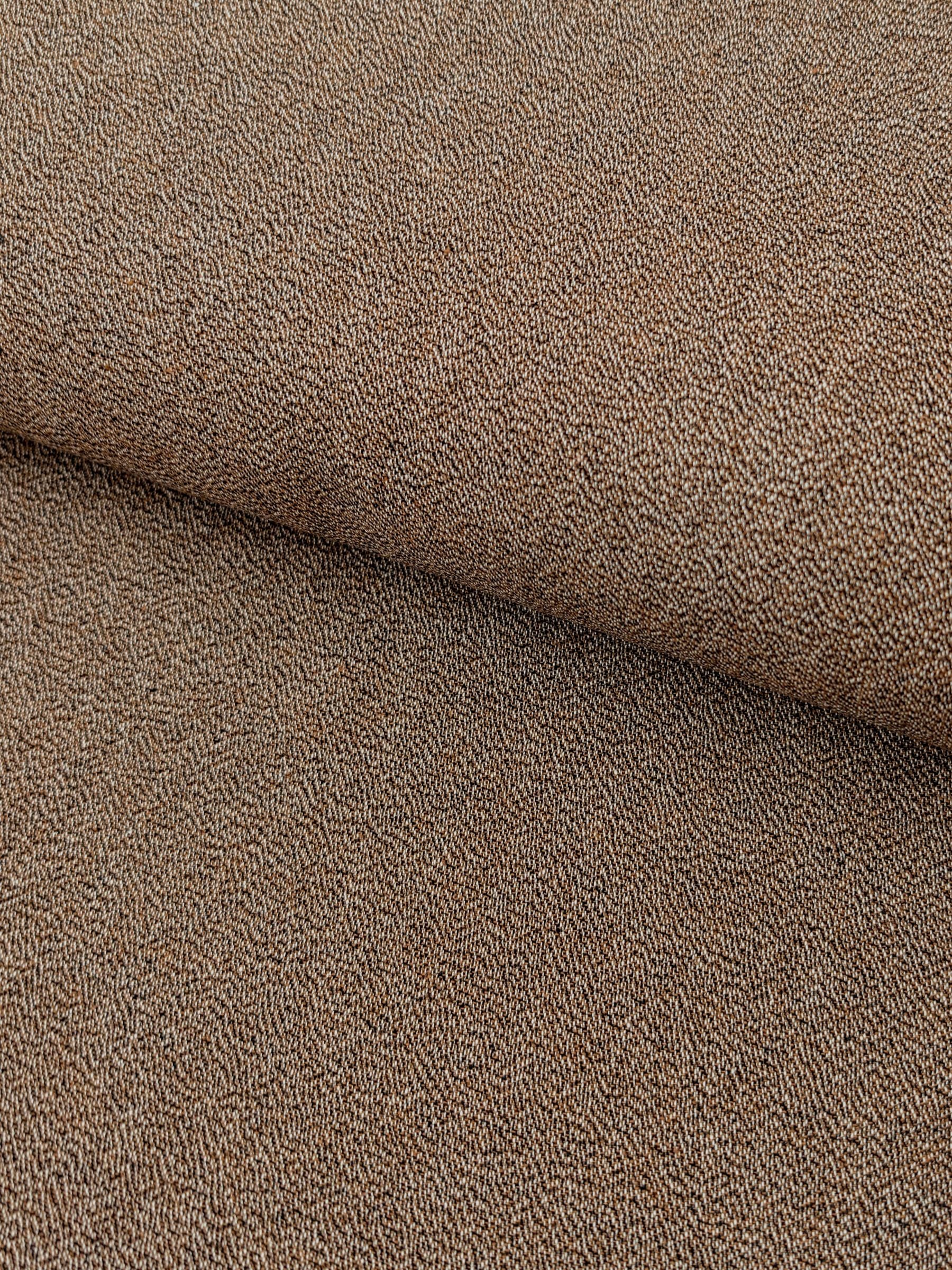 Cosmo - Heathered Yarn Dyed Cotton Fabric - Medium Brown