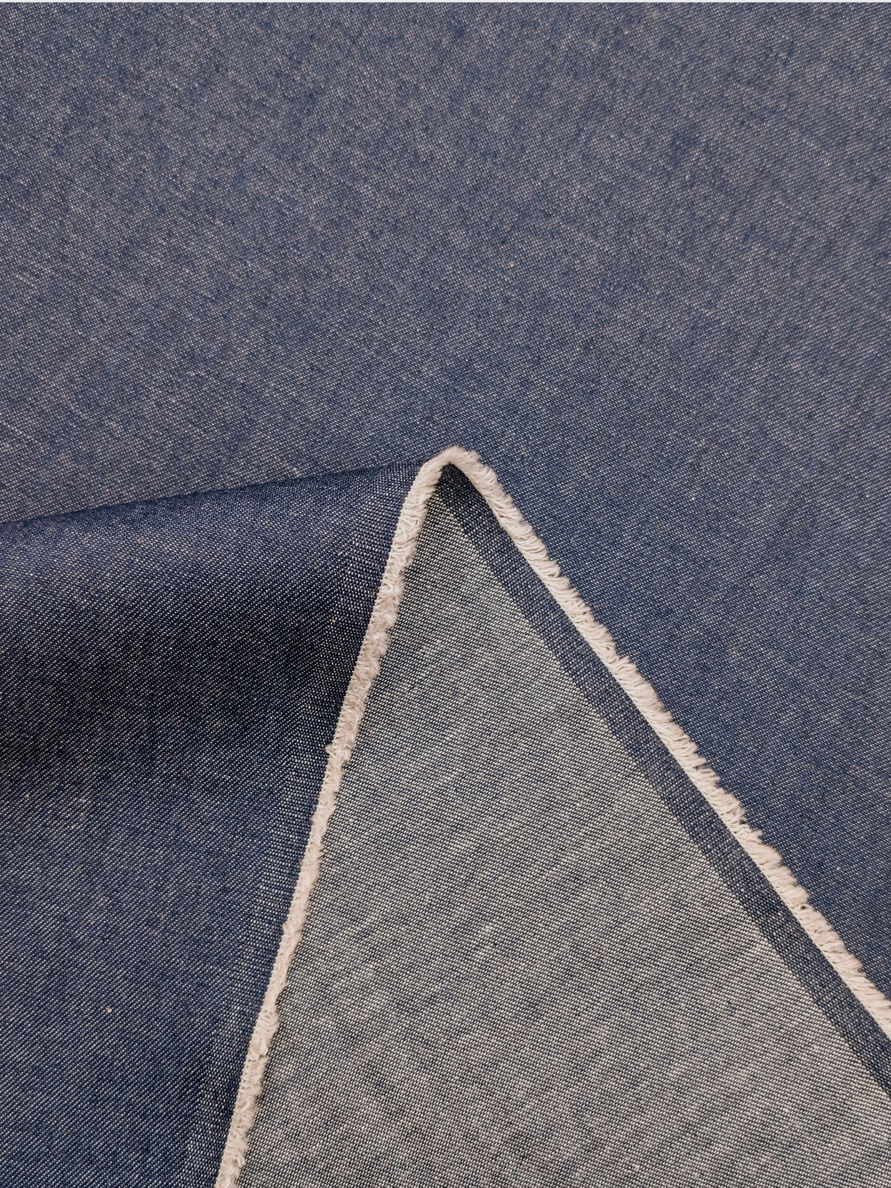 Kaihara Denim - Non-Stretch Japanese Cotton Twill Denim Fabric - 8 oz Medium Blue