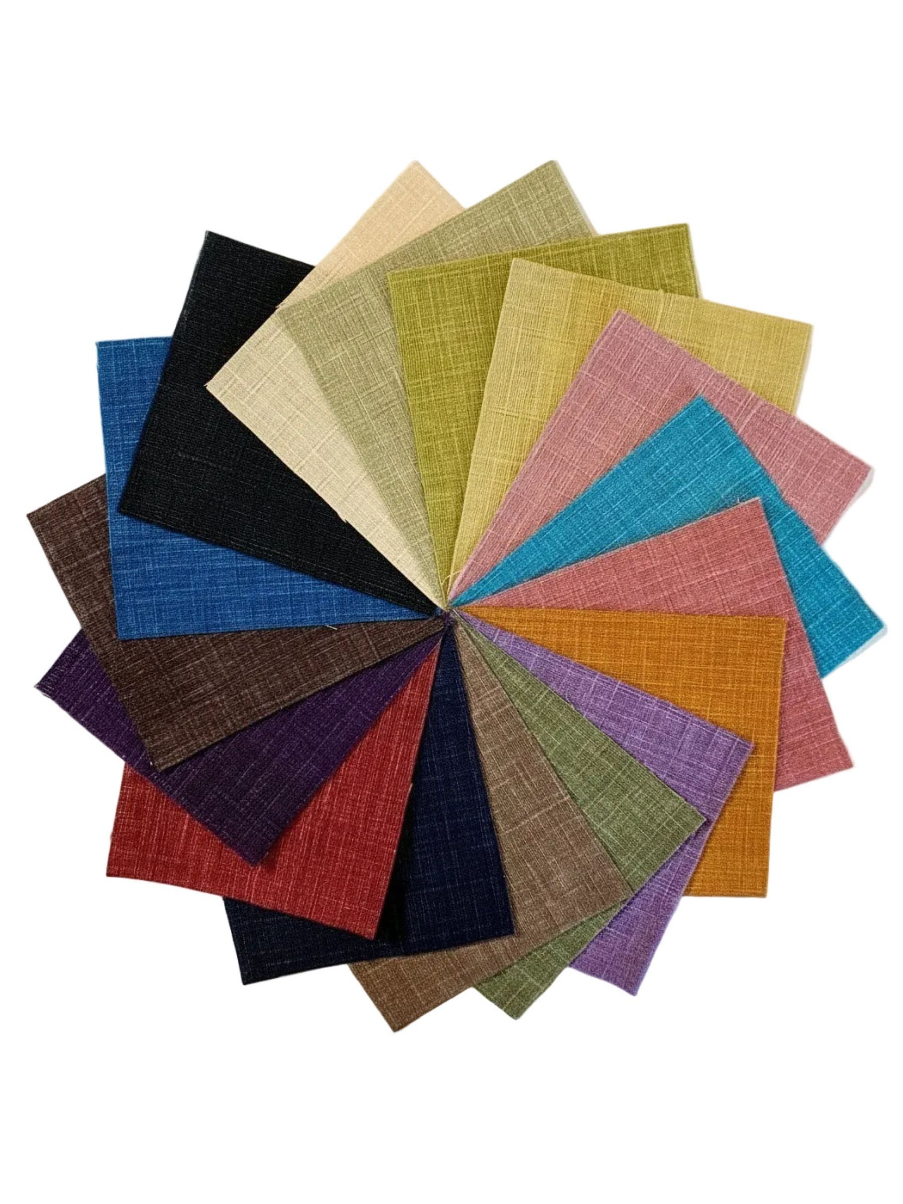 Sevenberry - SWATCHES Solid Color Cotton Dobby - 18 Colors